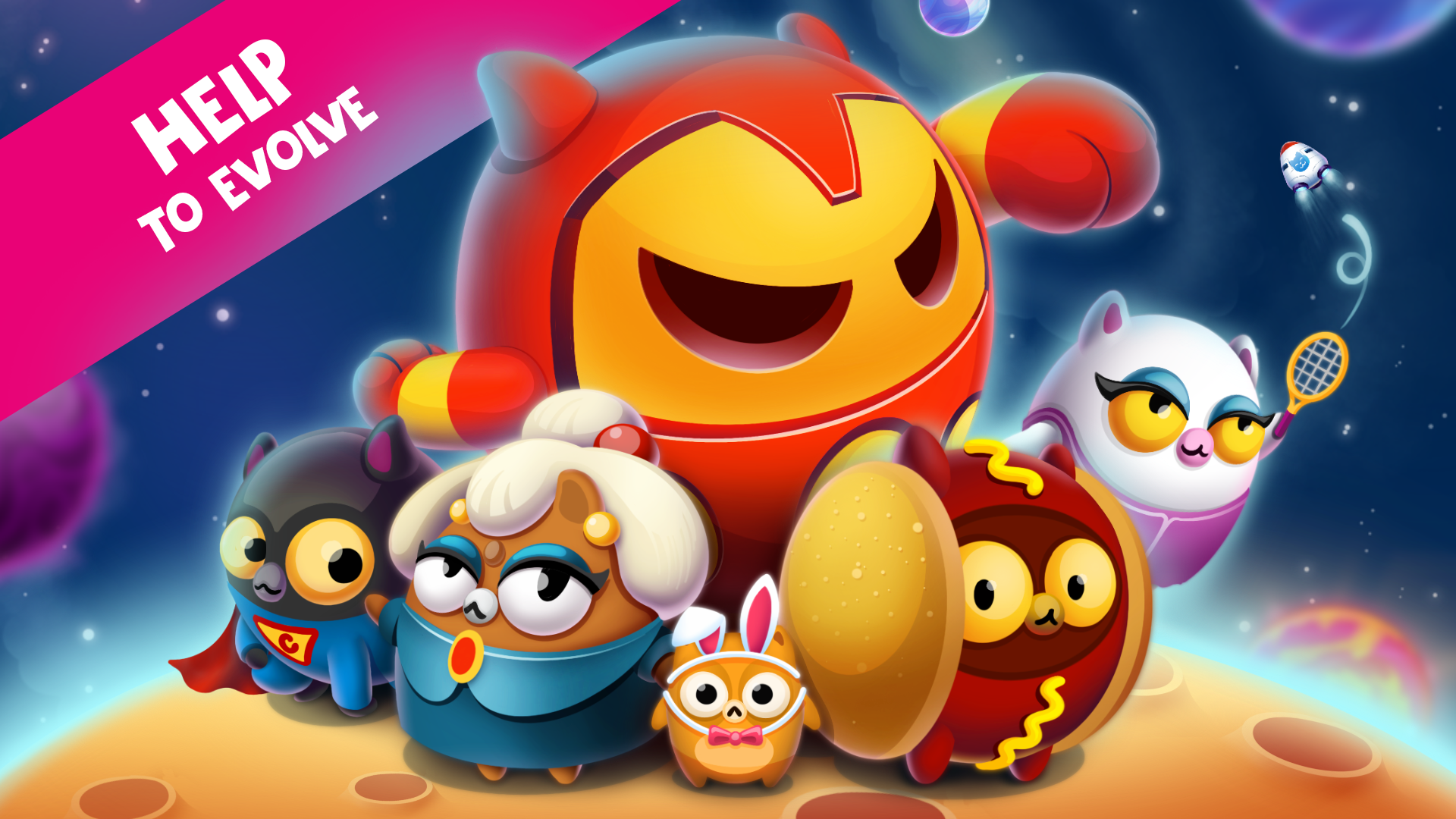 اسکرین شات 2 بازی Space Cat Evolution: Kitty col