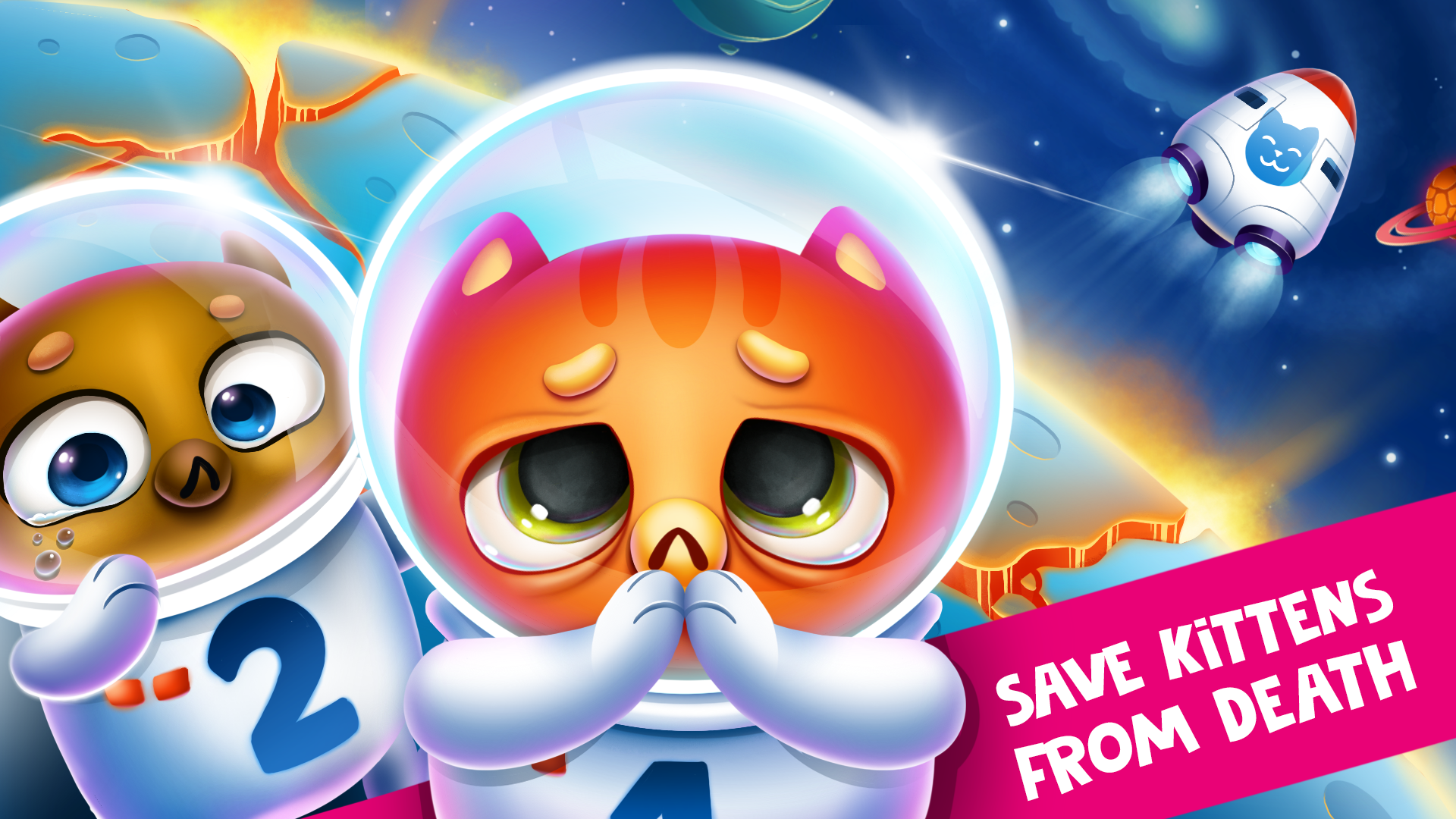 اسکرین شات 1 بازی Space Cat Evolution: Kitty col
