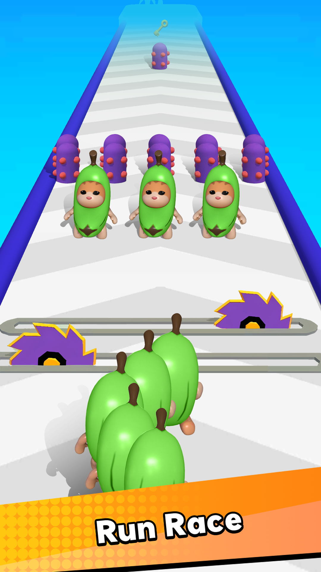 اسکرین شات 2 بازی Epic Banana Run: Merge Master