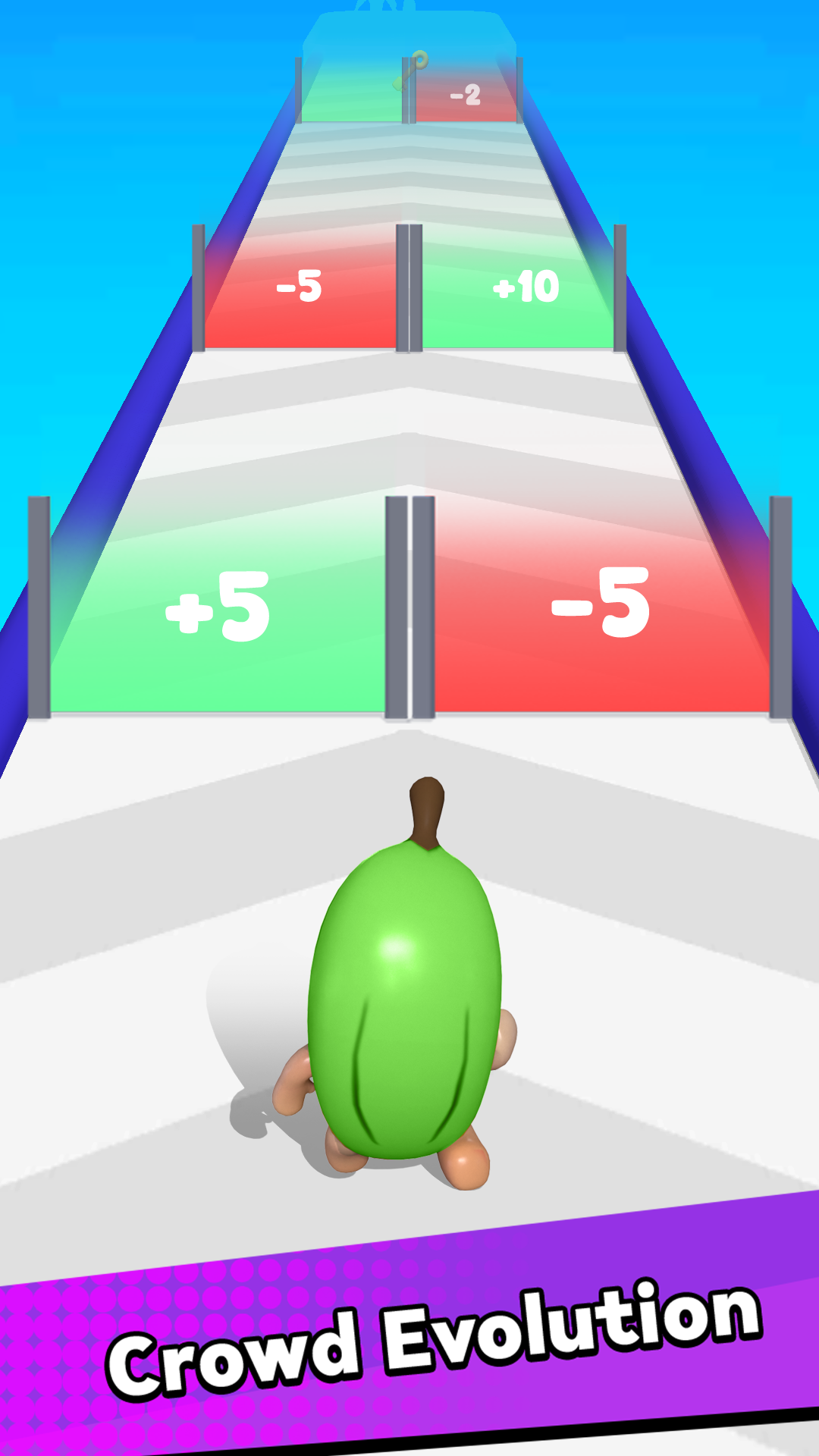 اسکرین شات 1 بازی Epic Banana Run: Merge Master
