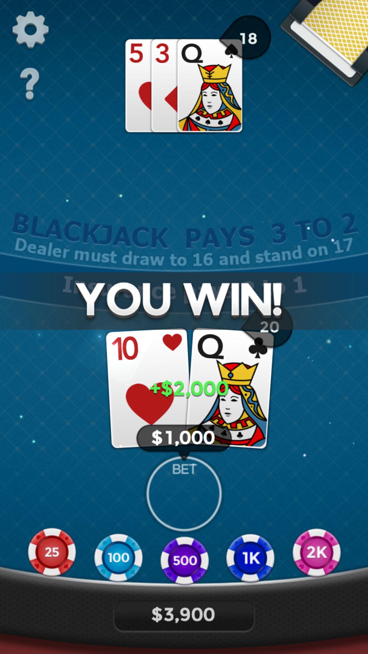 اسکرین شات 4 بازی Blackjack 21