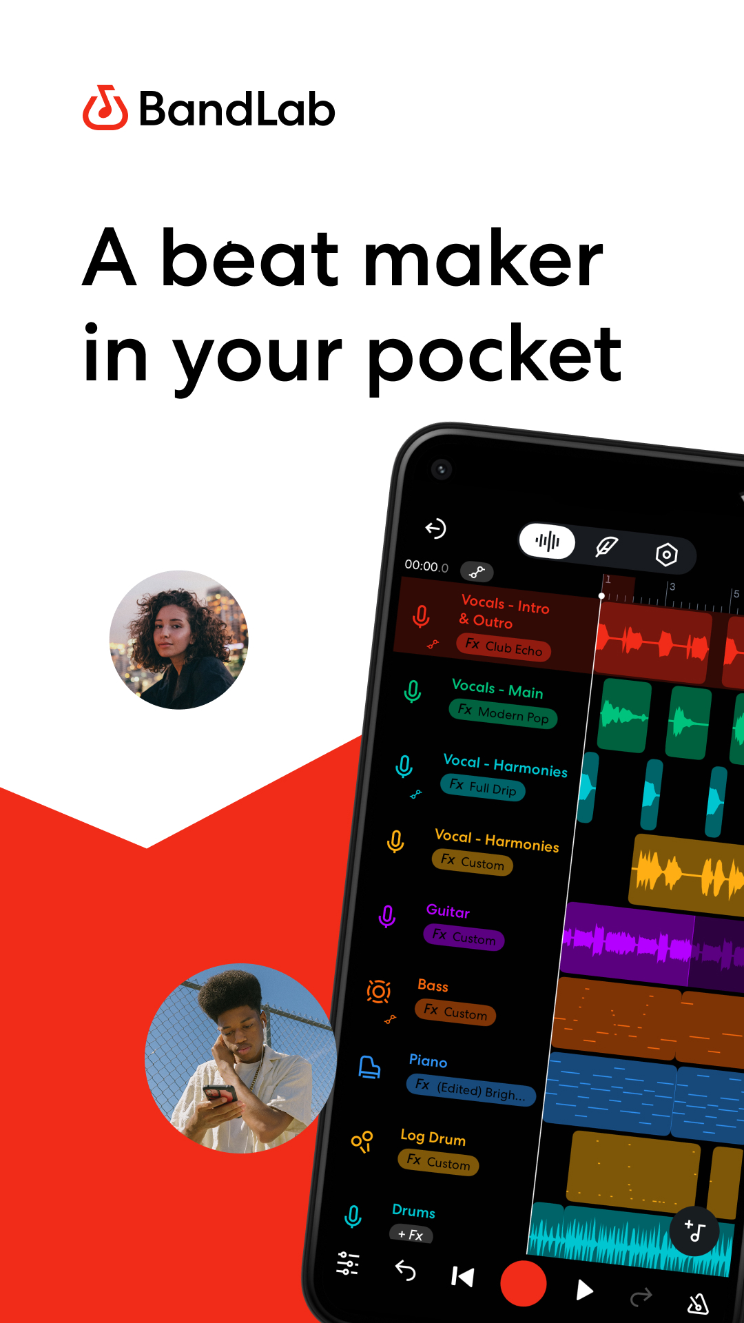 اسکرین شات 1 برنامه BandLab – Music Making Studio