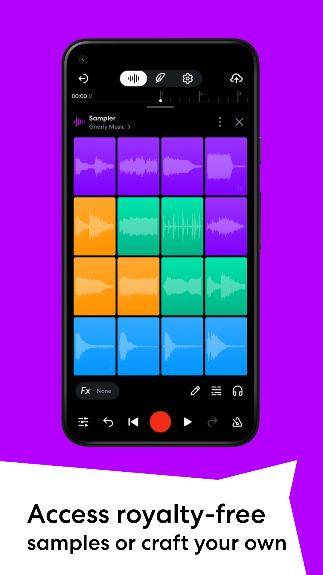 اسکرین شات 2 برنامه BandLab – Music Making Studio