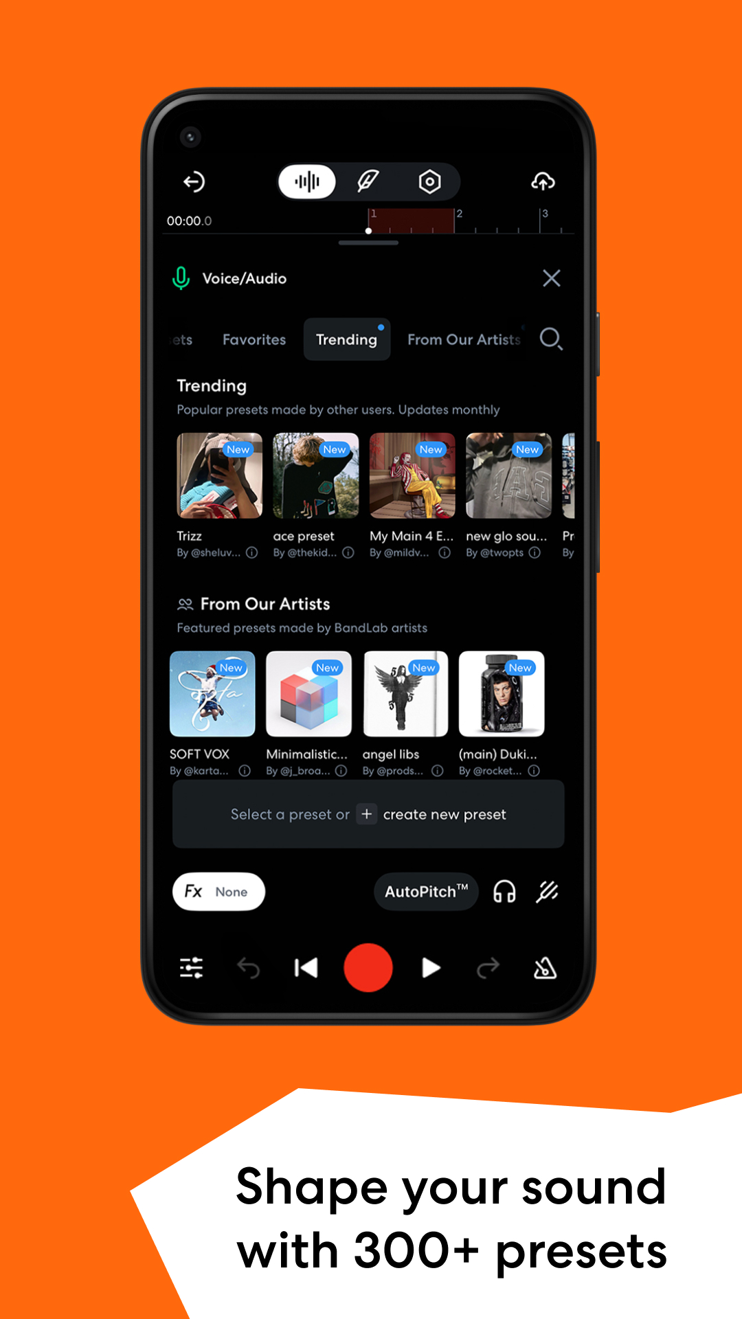 اسکرین شات 3 برنامه BandLab – Music Making Studio