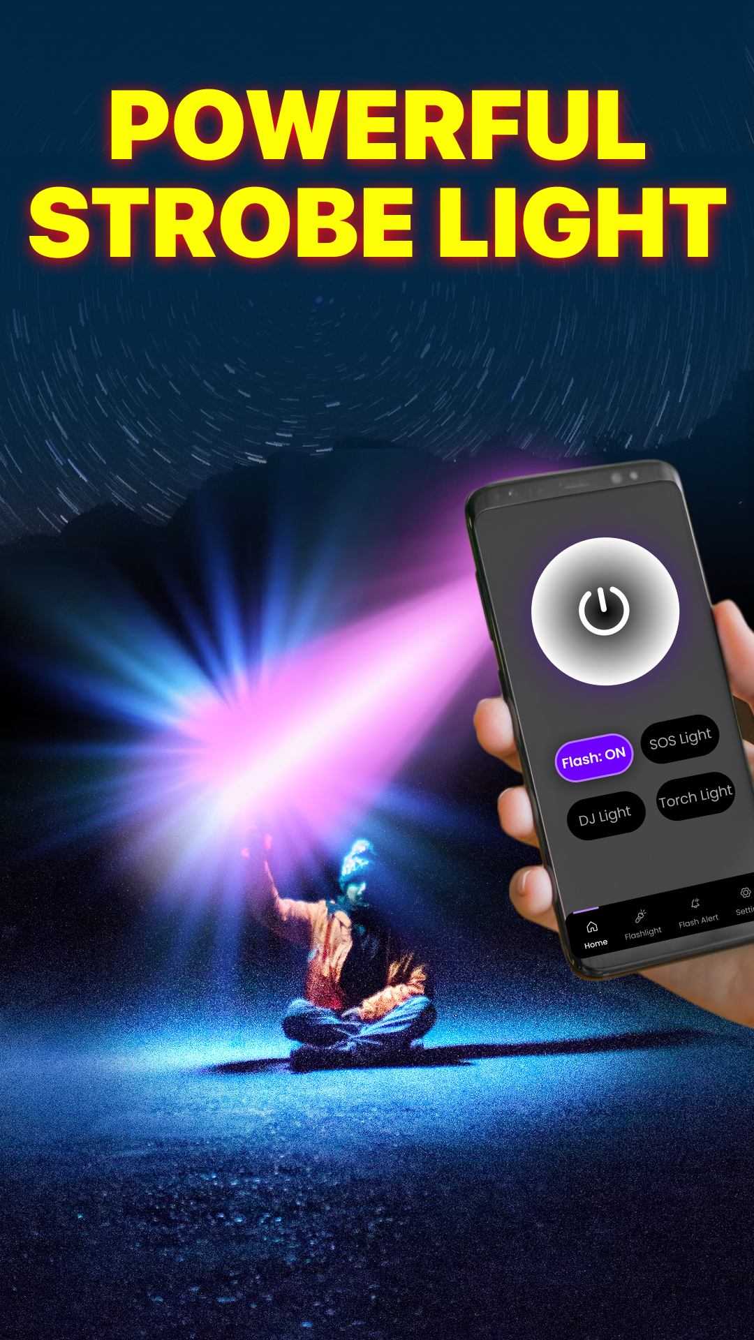 اسکرین شات 5 برنامه Flash Alert - Flashlight LED