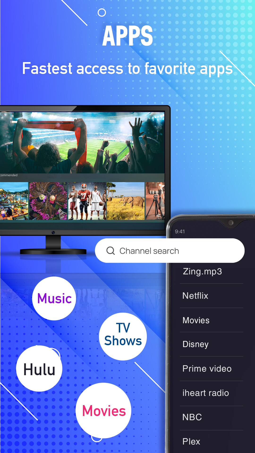 اسکرین شات 5 برنامه Remote TV for Sony TV