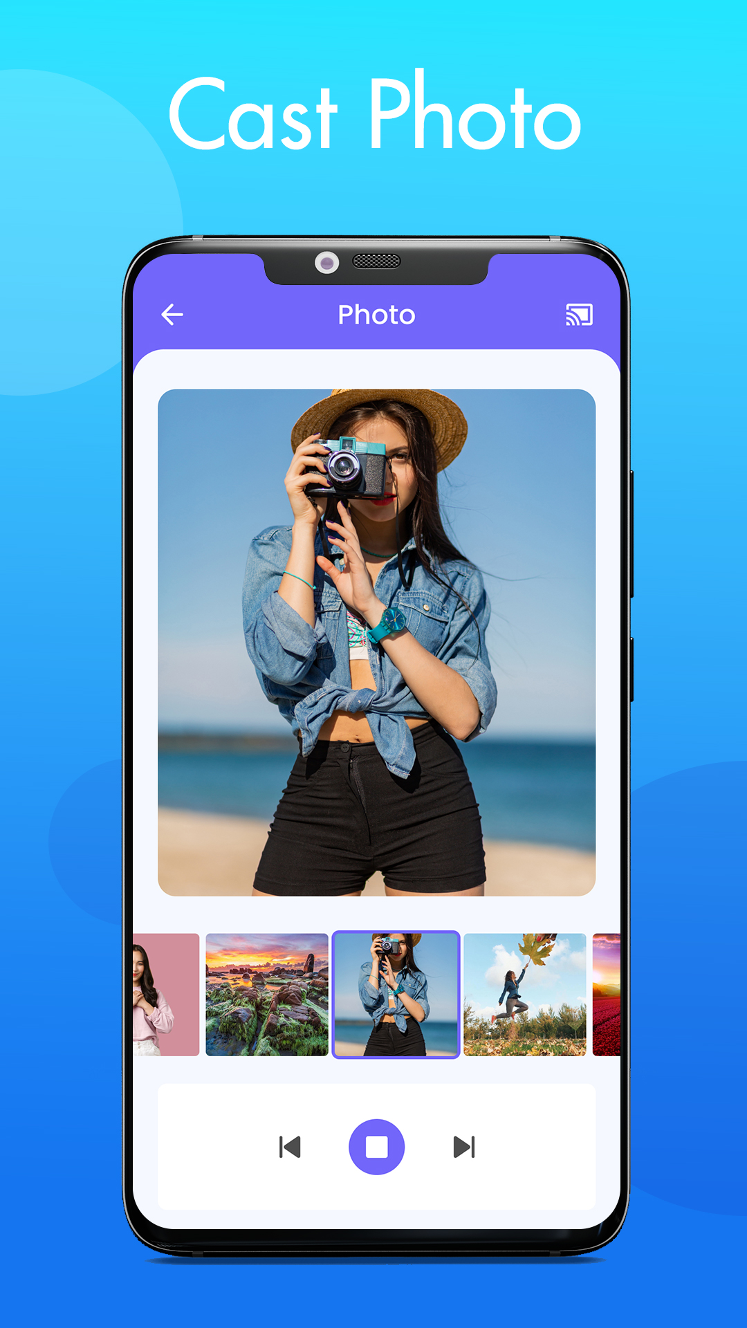 اسکرین شات 1 برنامه Cast to TV:Easy Screen Sharing