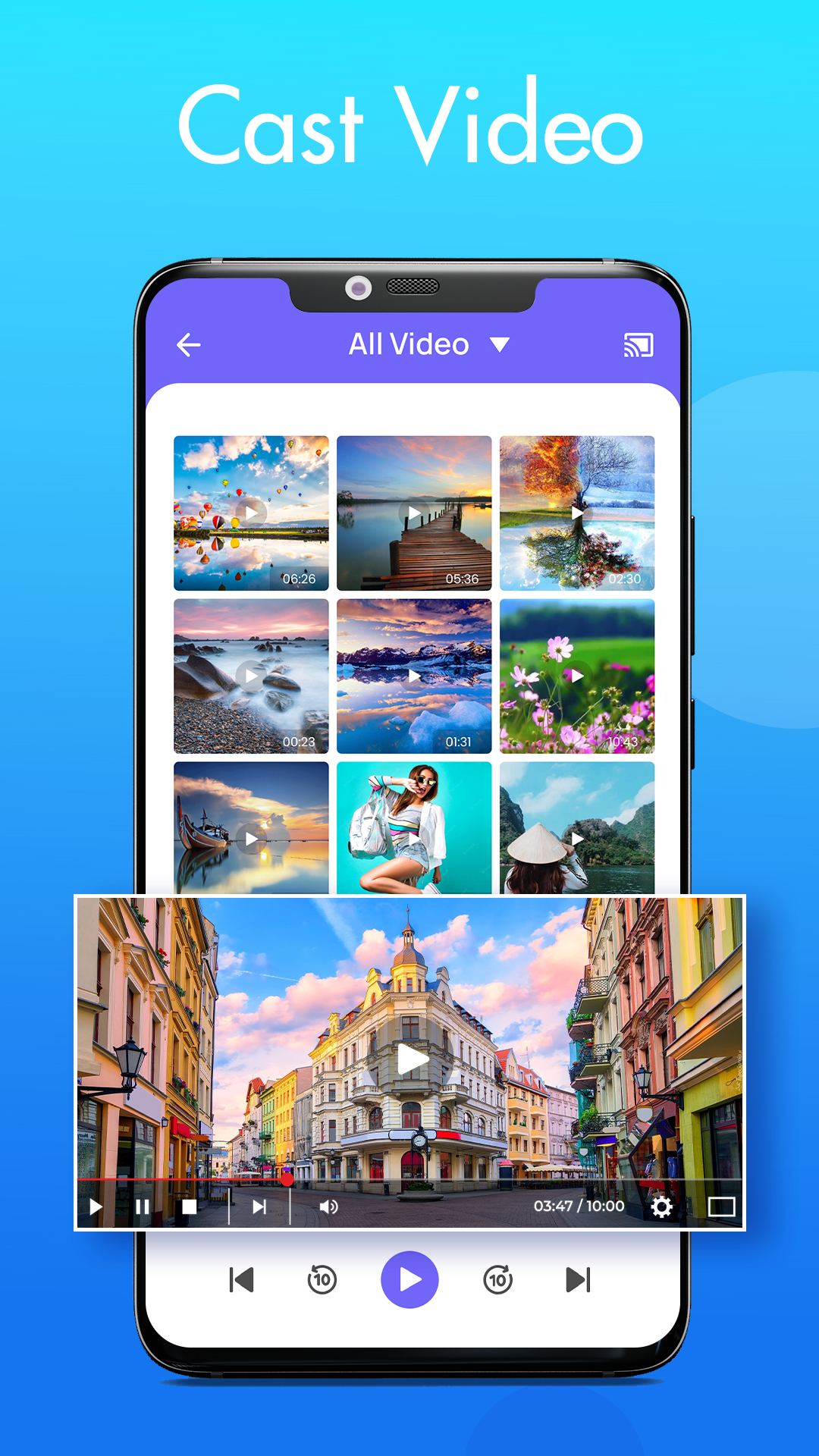 اسکرین شات 2 برنامه Cast to TV:Easy Screen Sharing