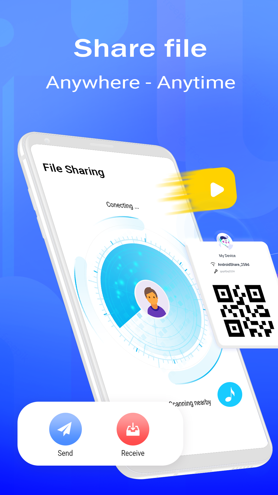 اسکرین شات 1 برنامه File Transfer - Easy Send File