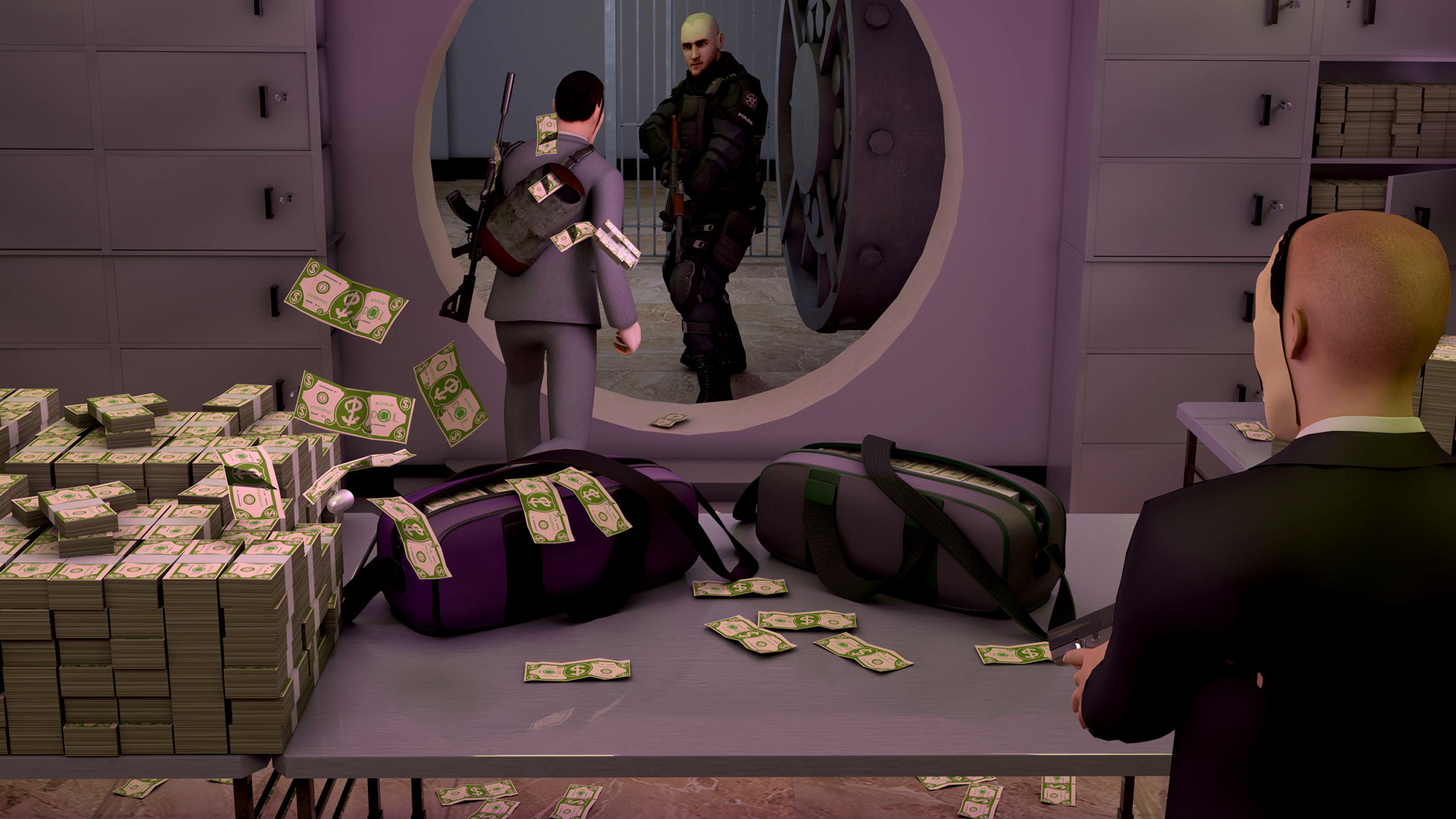 اسکرین شات 2 بازی Bank Robbery Shooting Games