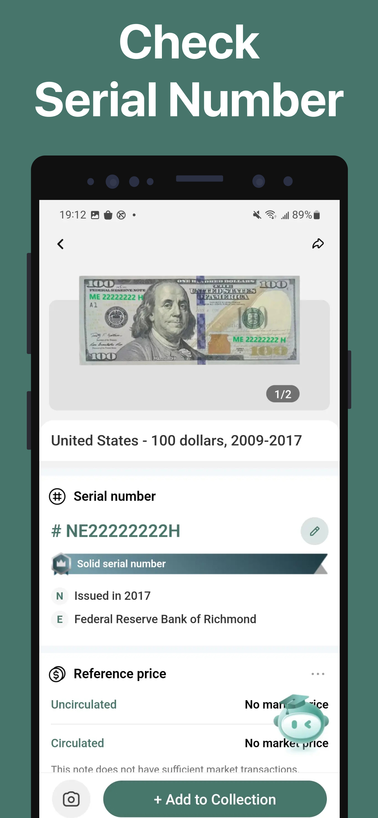 اسکرین شات 4 برنامه NoteSnap - Banknote Identifier