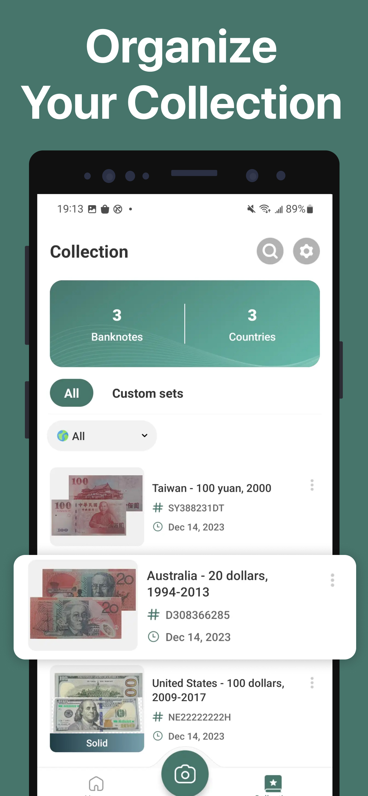اسکرین شات 6 برنامه NoteSnap - Banknote Identifier