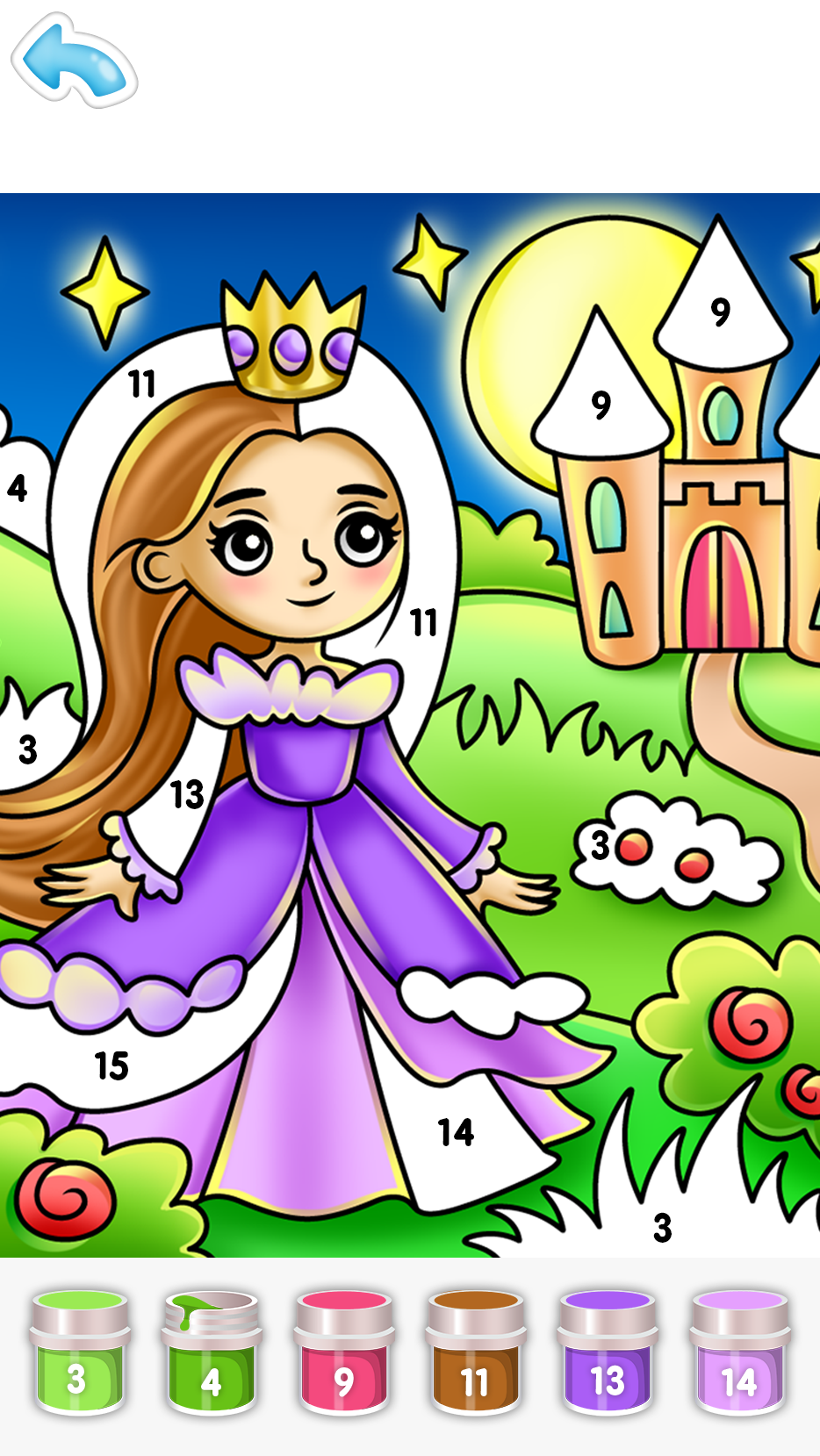 اسکرین شات 1 بازی Color by Number
