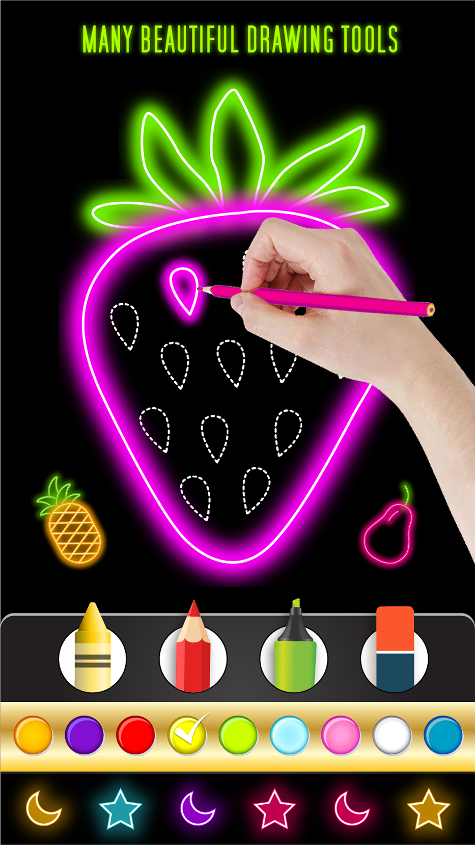 اسکرین شات 2 بازی Fruits and Vegetables Coloring