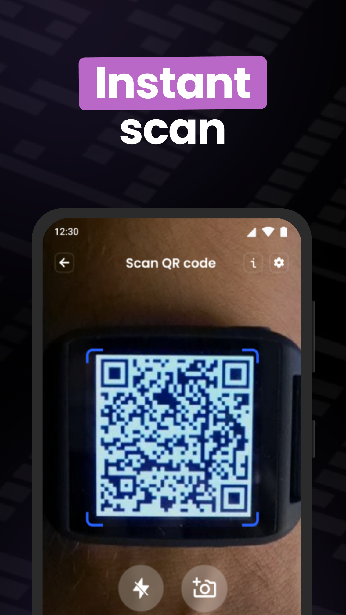 اسکرین شات 2 برنامه Qr code scanner and reader