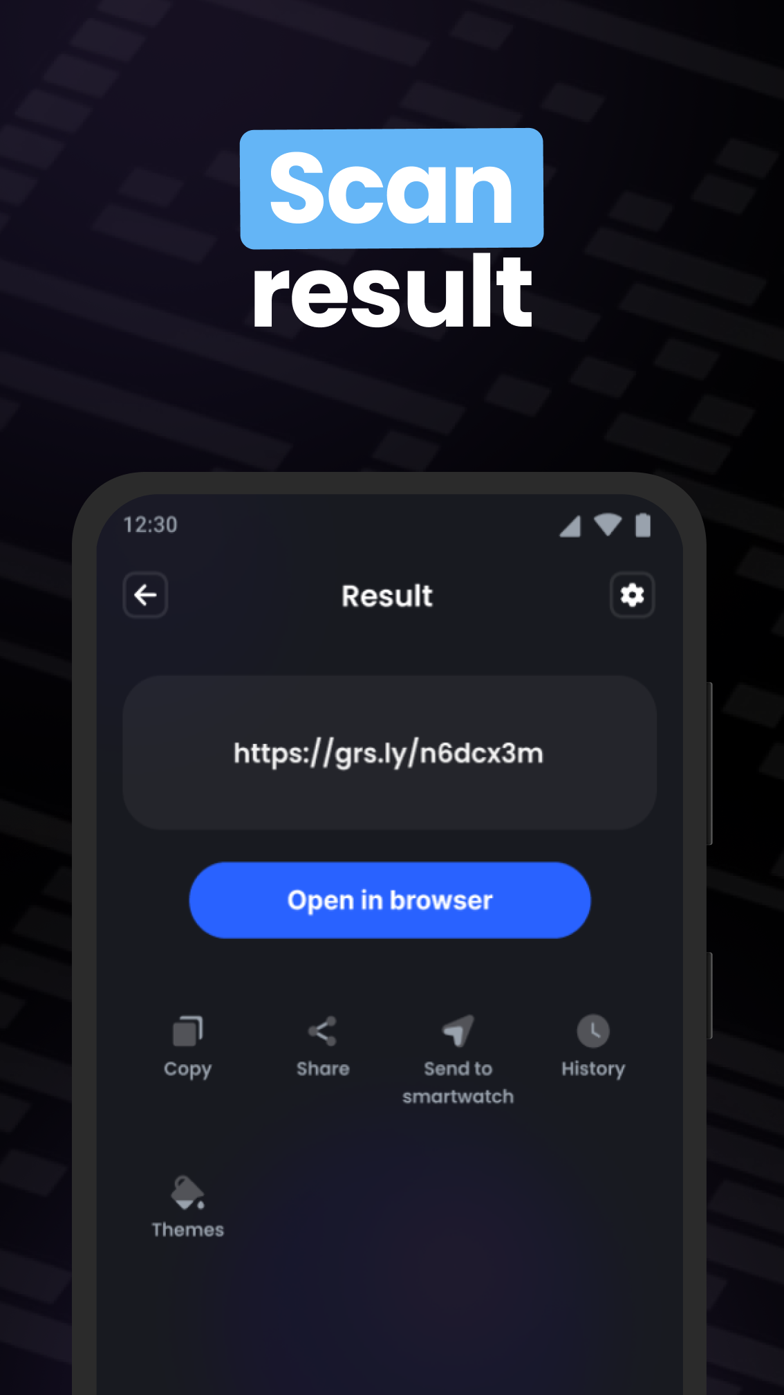 اسکرین شات 3 برنامه Qr code scanner and reader