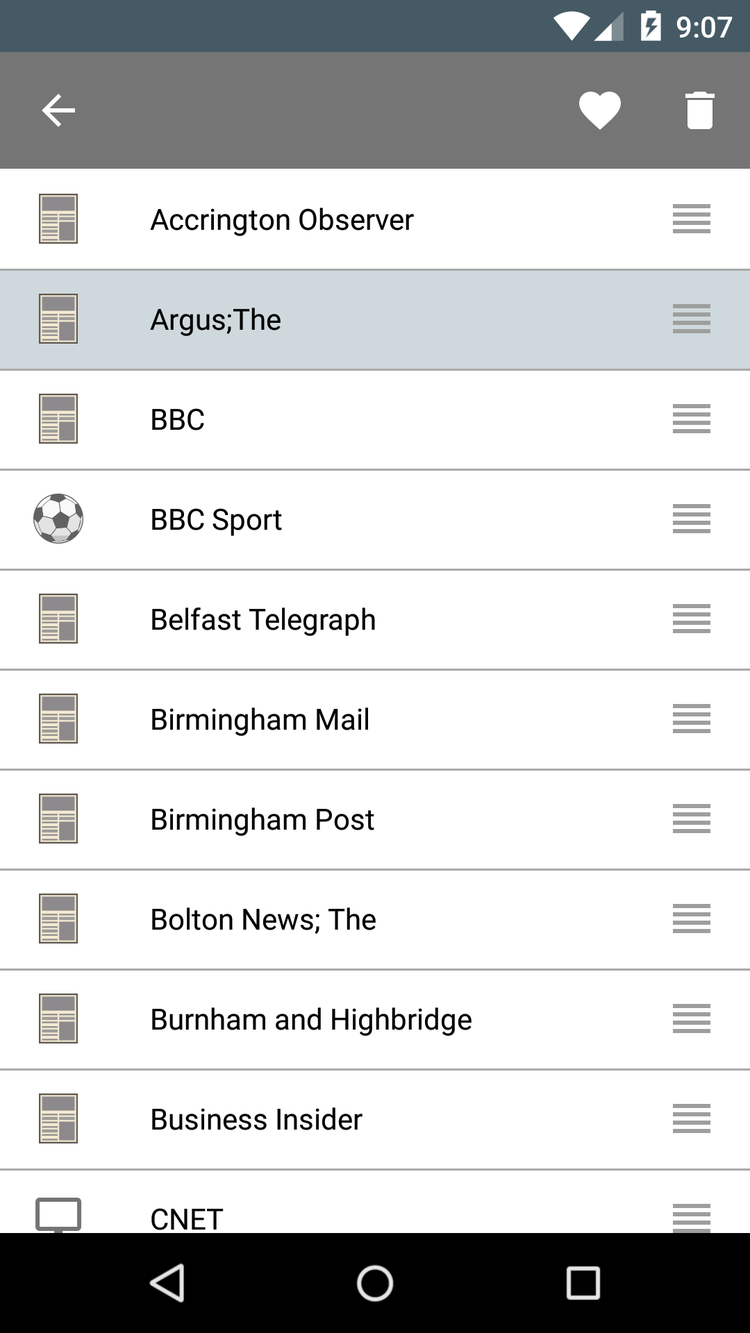 اسکرین شات 8 برنامه UK Newspapers