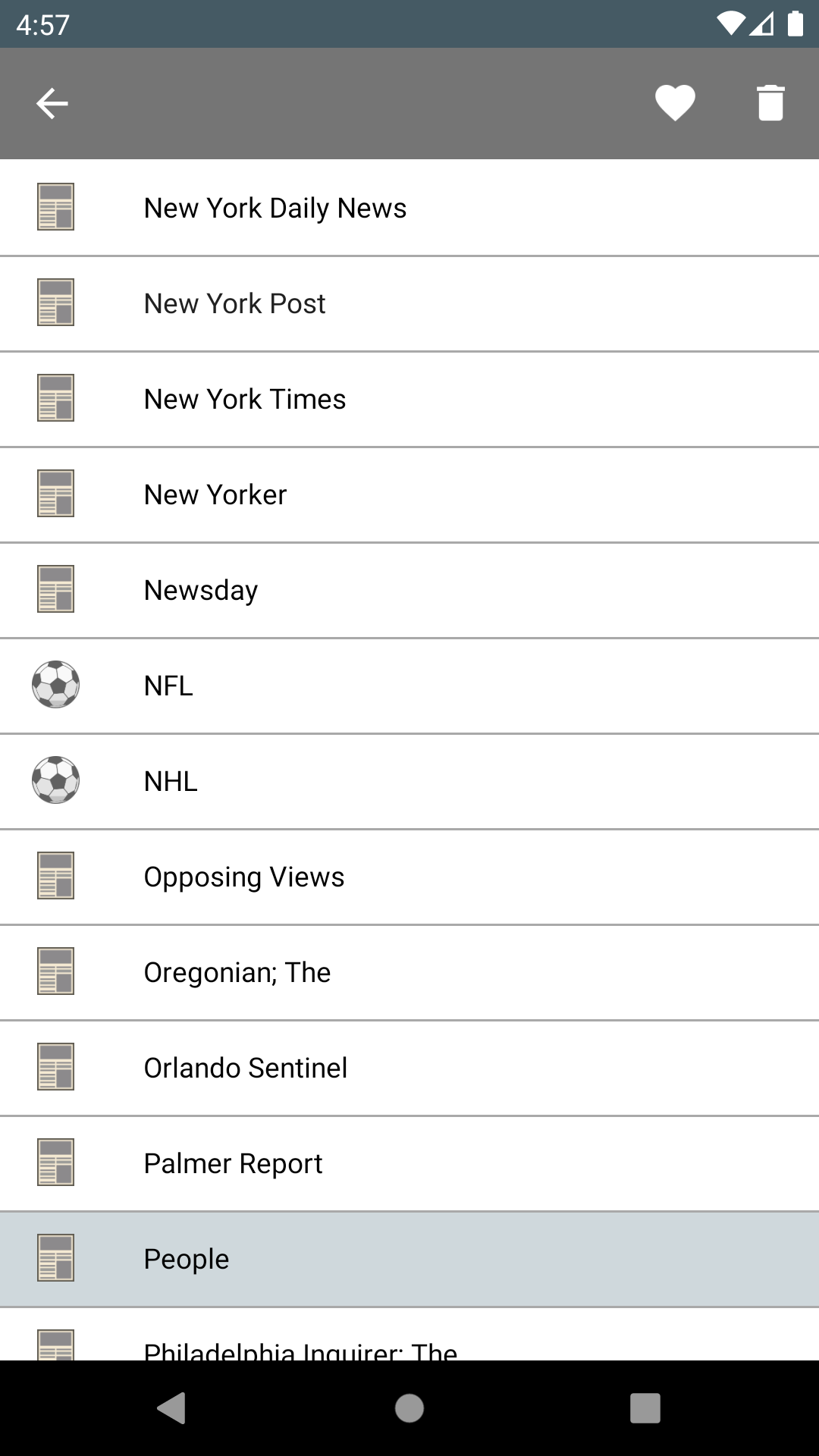 اسکرین شات 8 برنامه US Newspapers