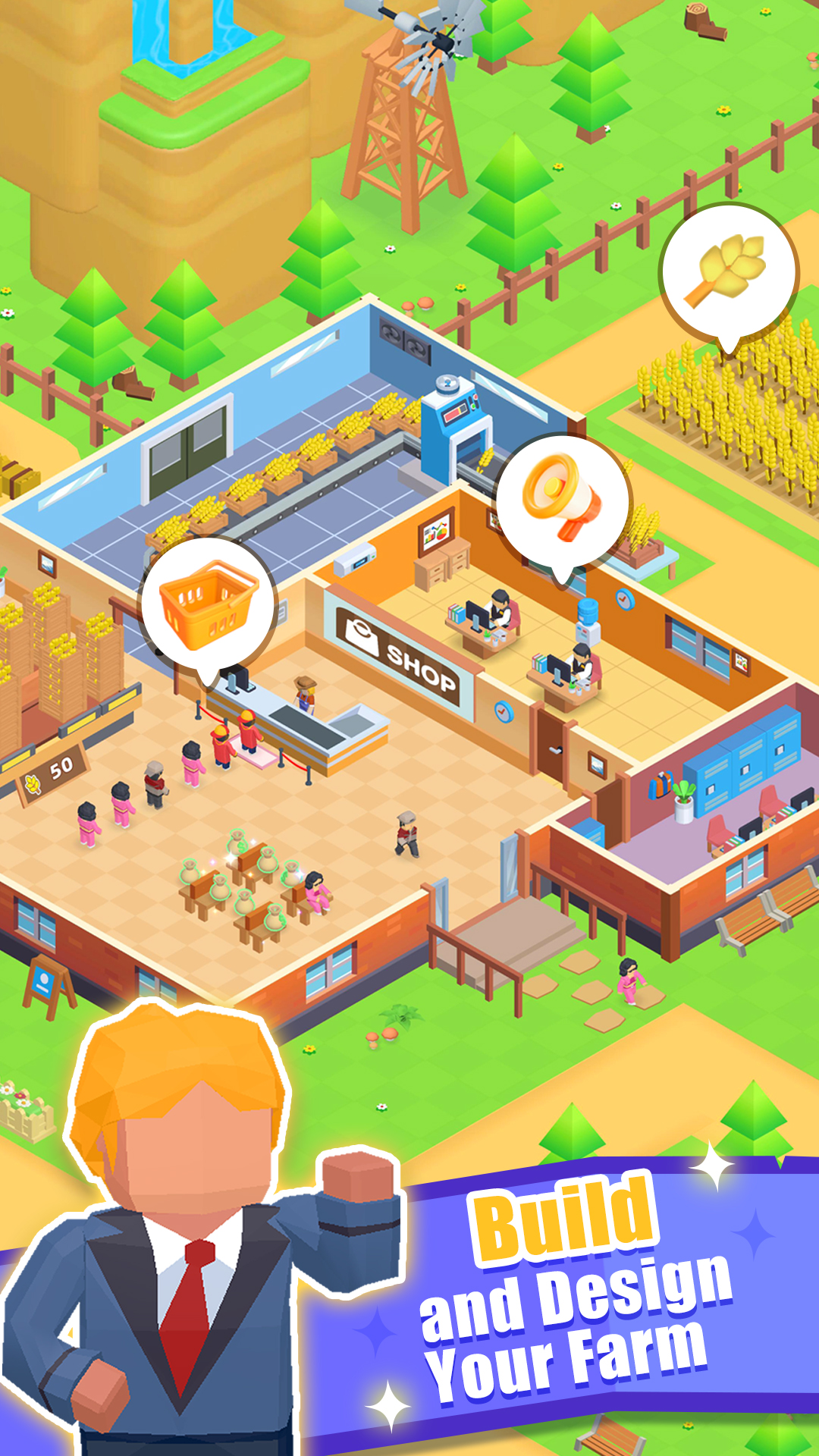 اسکرین شات 4 بازی Idle Barn Tycoon