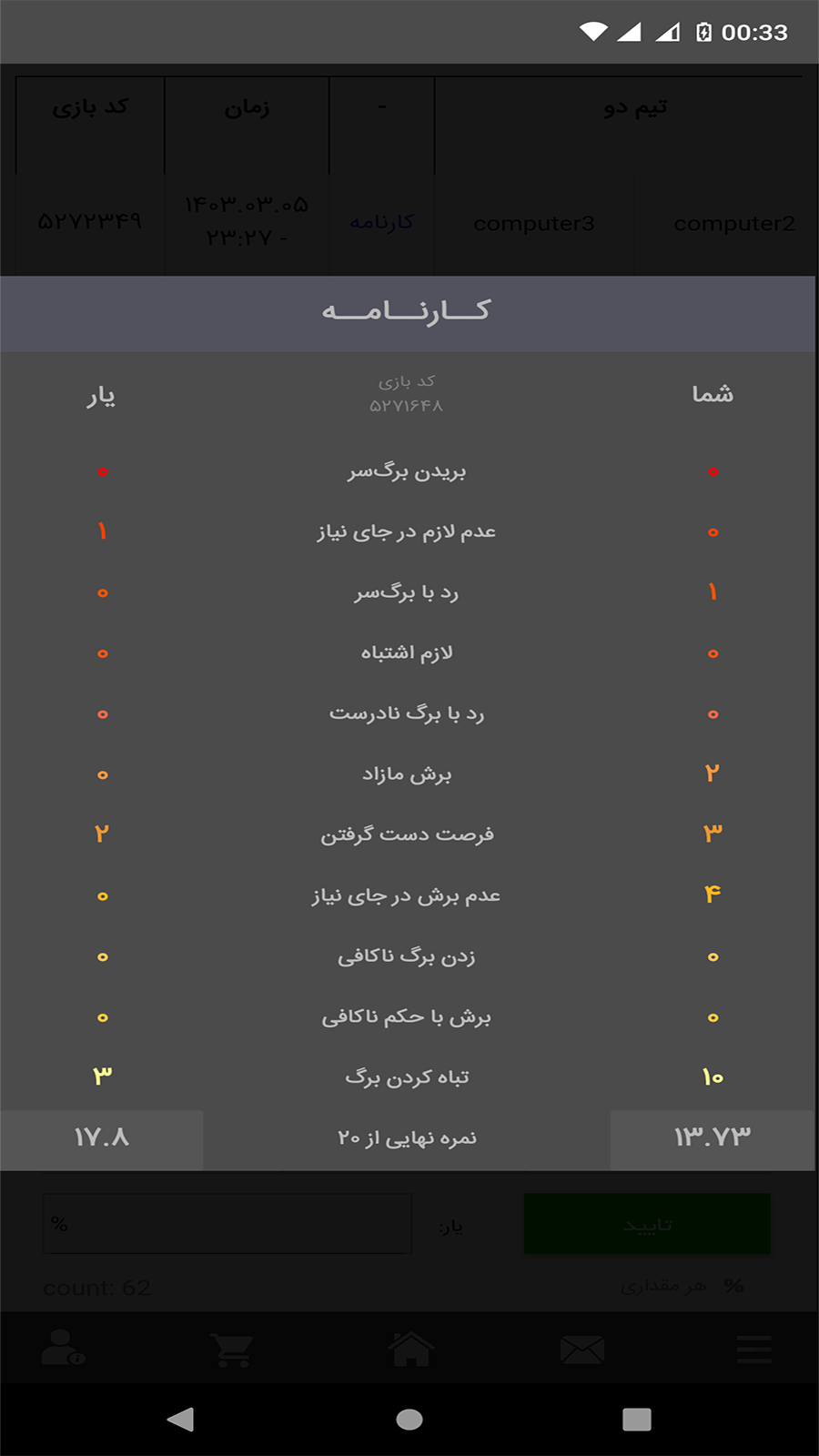 اسکرین شات 5 بازی پاسور حکم (آنلاین)