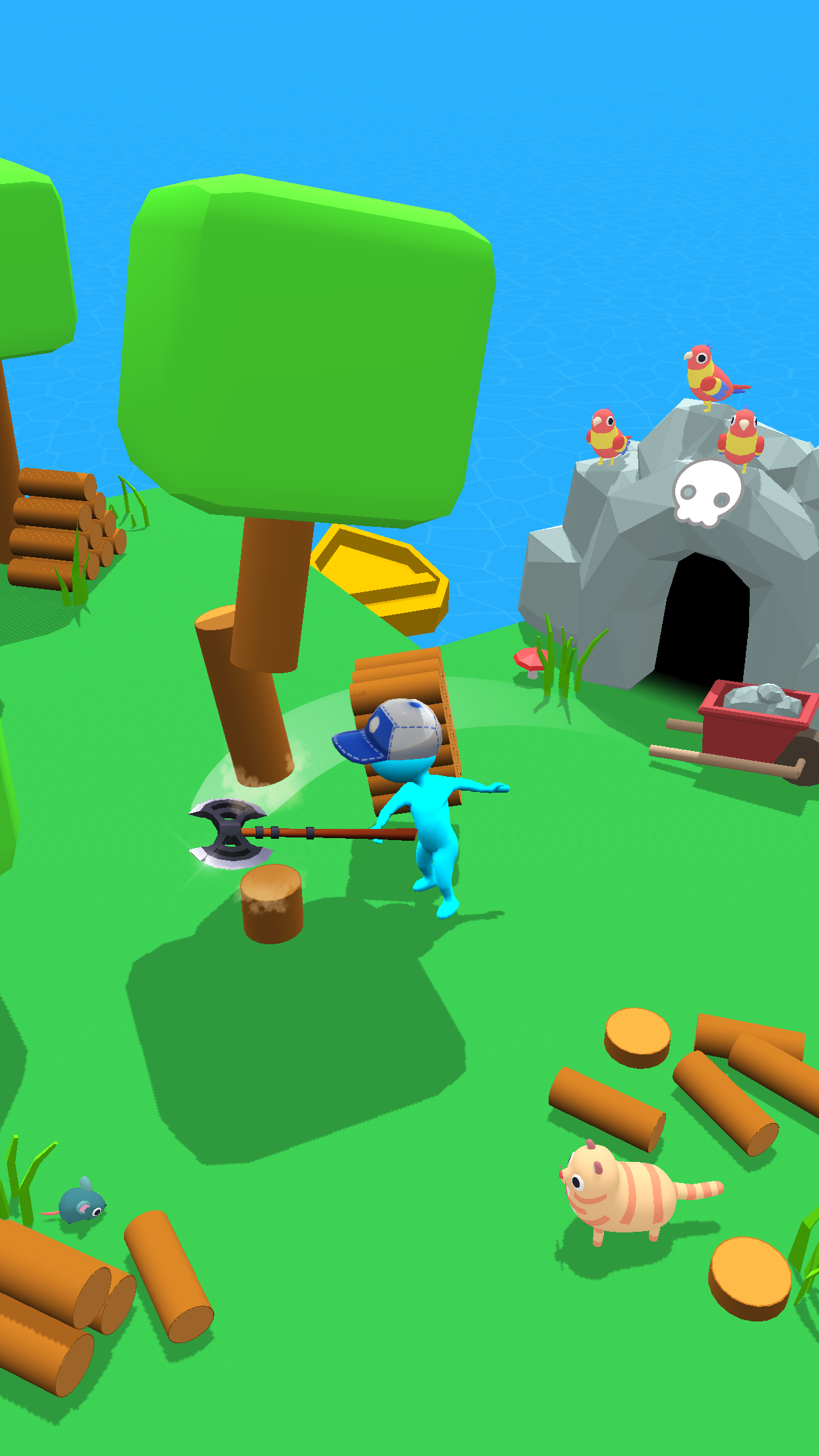 اسکرین شات 8 بازی Craftheim - Lumberjack Island