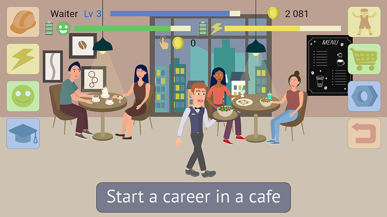 اسکرین شات 1 بازی Life Clicker: Move to Success