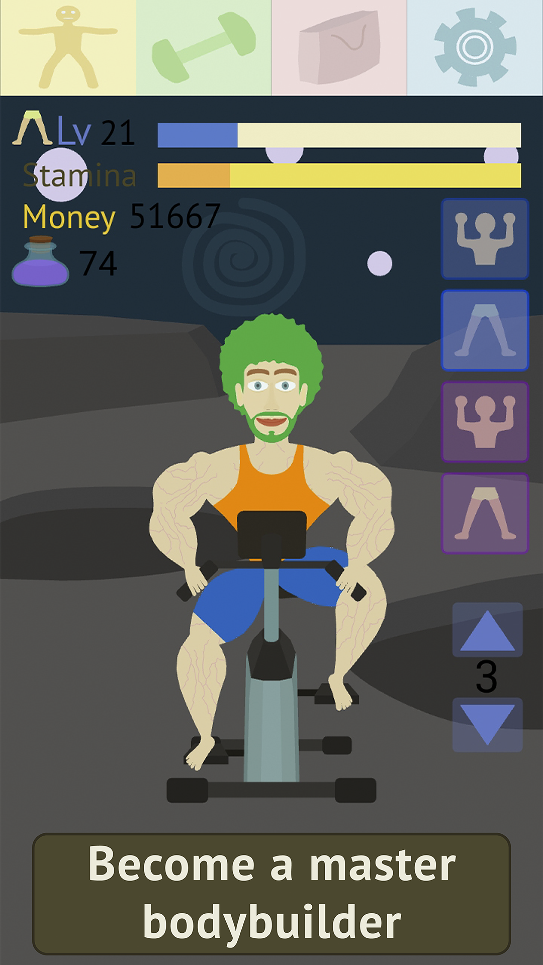 اسکرین شات 8 بازی Muscle Clicker: Gym Game