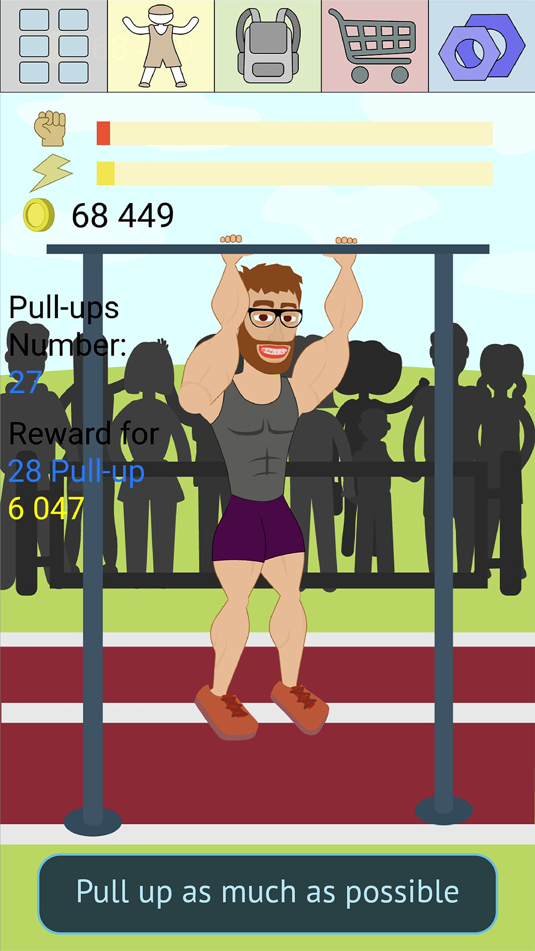 اسکرین شات 5 بازی Muscle Clicker 2: RPG Gym Game
