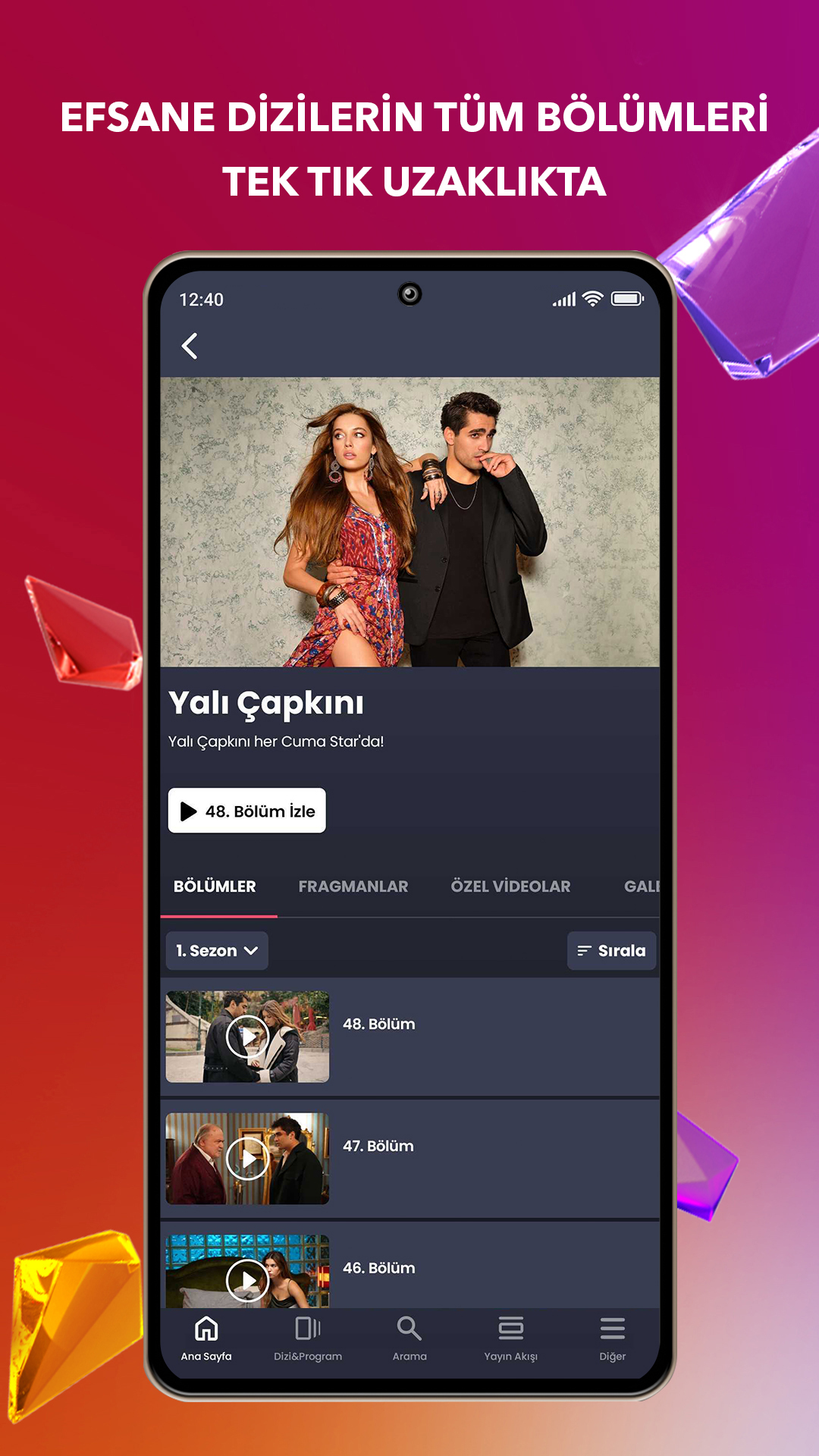 اسکرین شات 2 برنامه Star TV - Dizi İzle - Canlı TV
