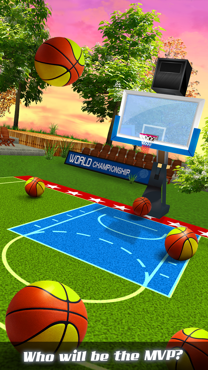 اسکرین شات 4 بازی Basketball Master-Star Splat!
