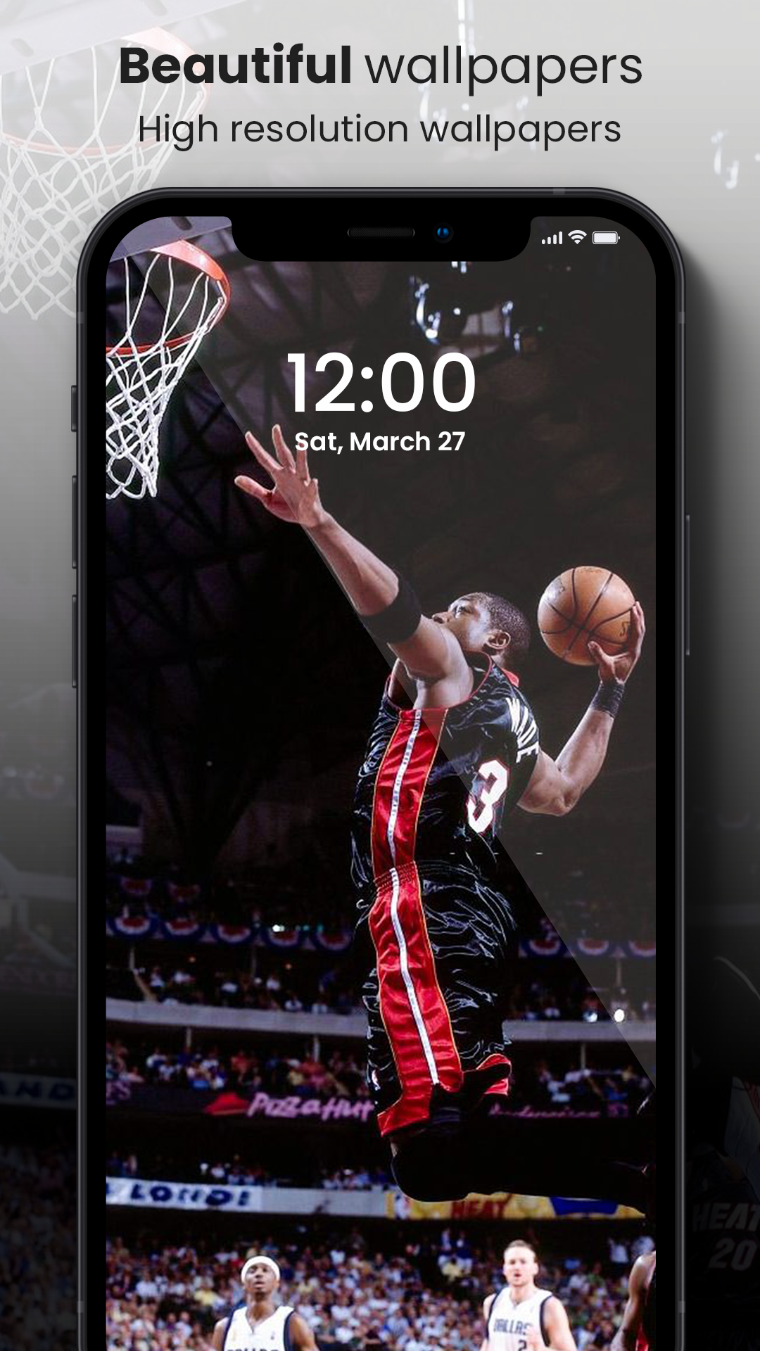 اسکرین شات 4 برنامه NBA Wallpaper 2024 Basketball