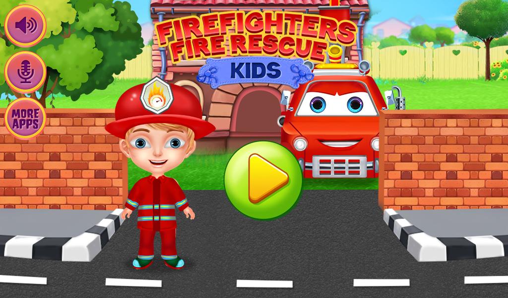 اسکرین شات 1 بازی Firefighters Fire Rescue Kids