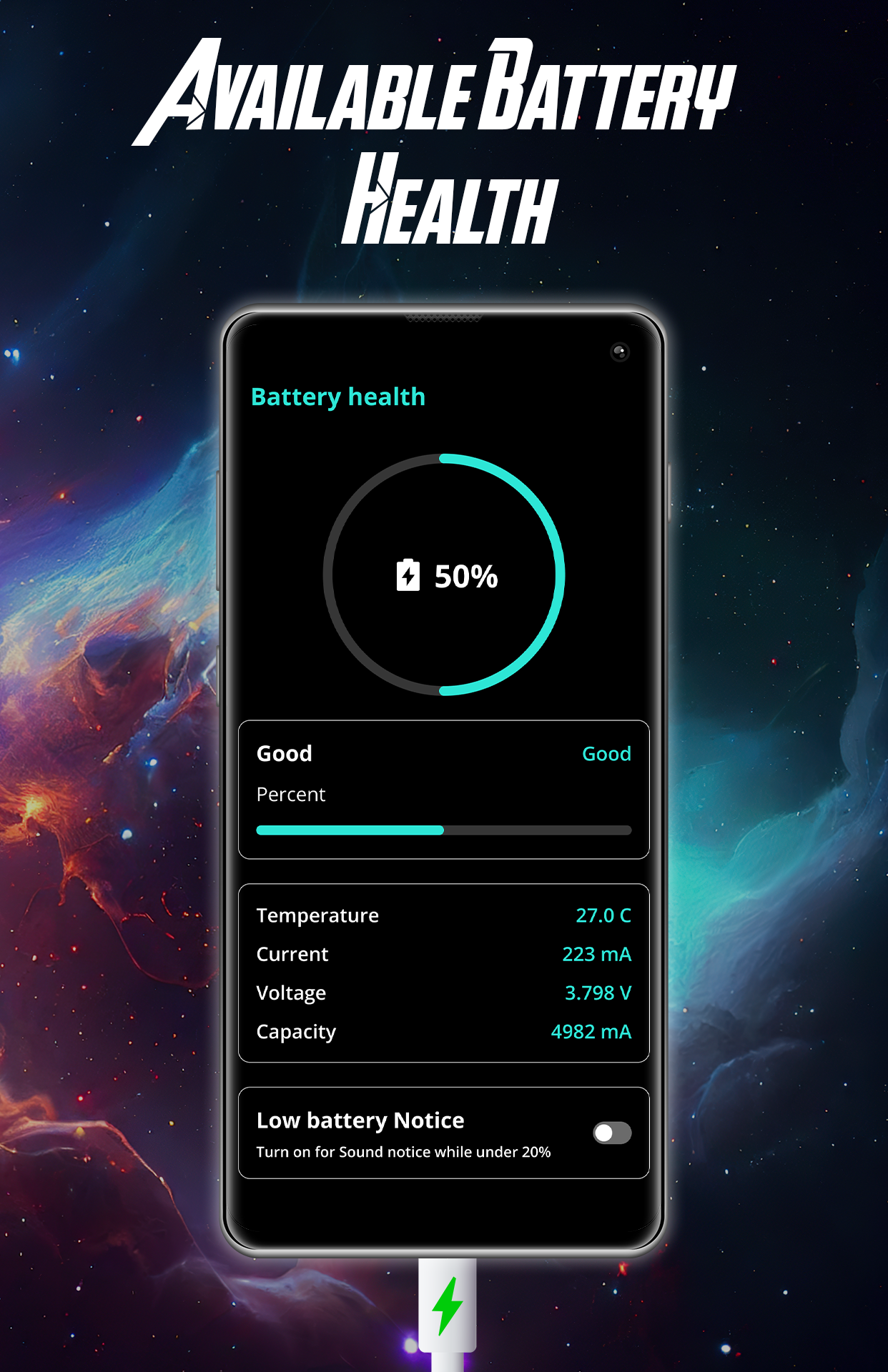 اسکرین شات 6 برنامه LED Battery Charging Animation