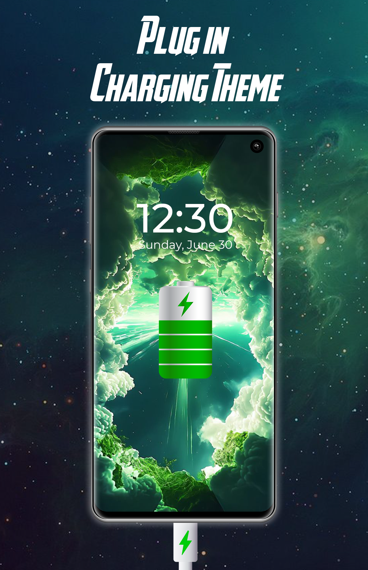 اسکرین شات 2 برنامه LED Battery Charging Animation