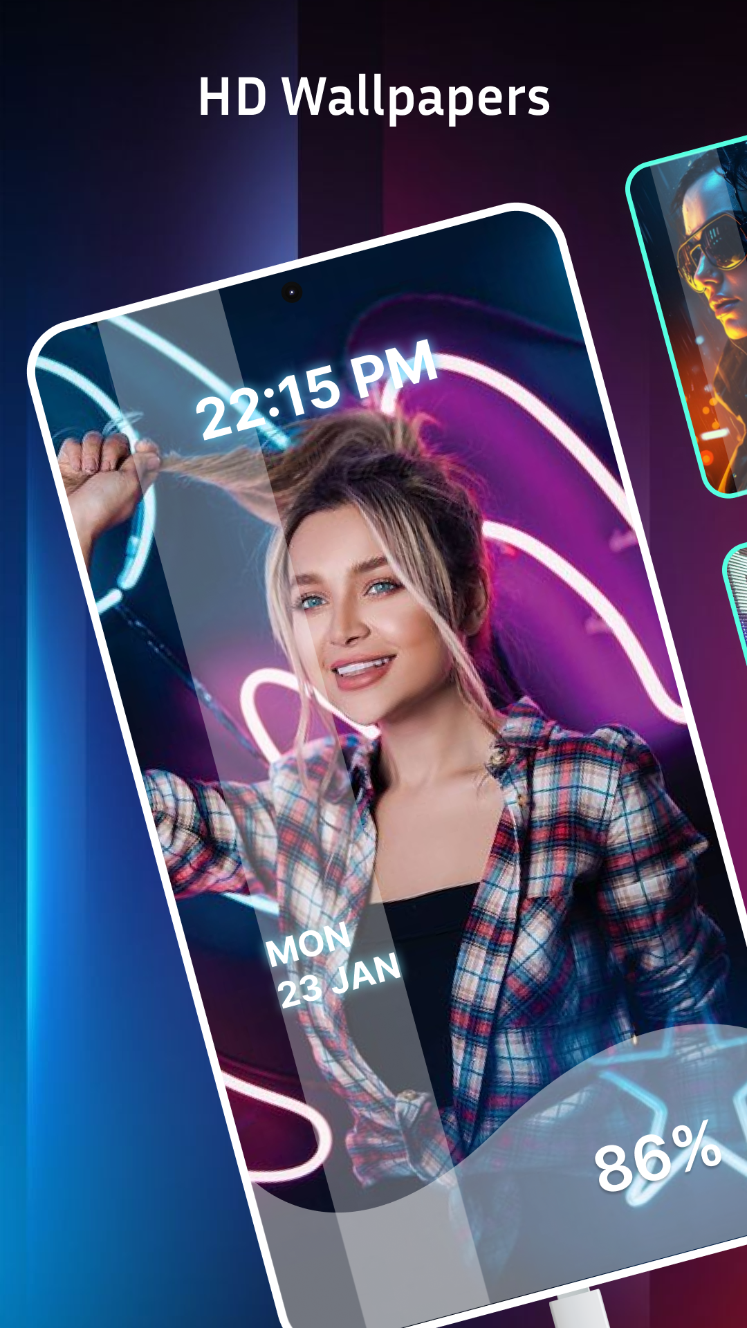 اسکرین شات 3 برنامه Battery Charging Animation App