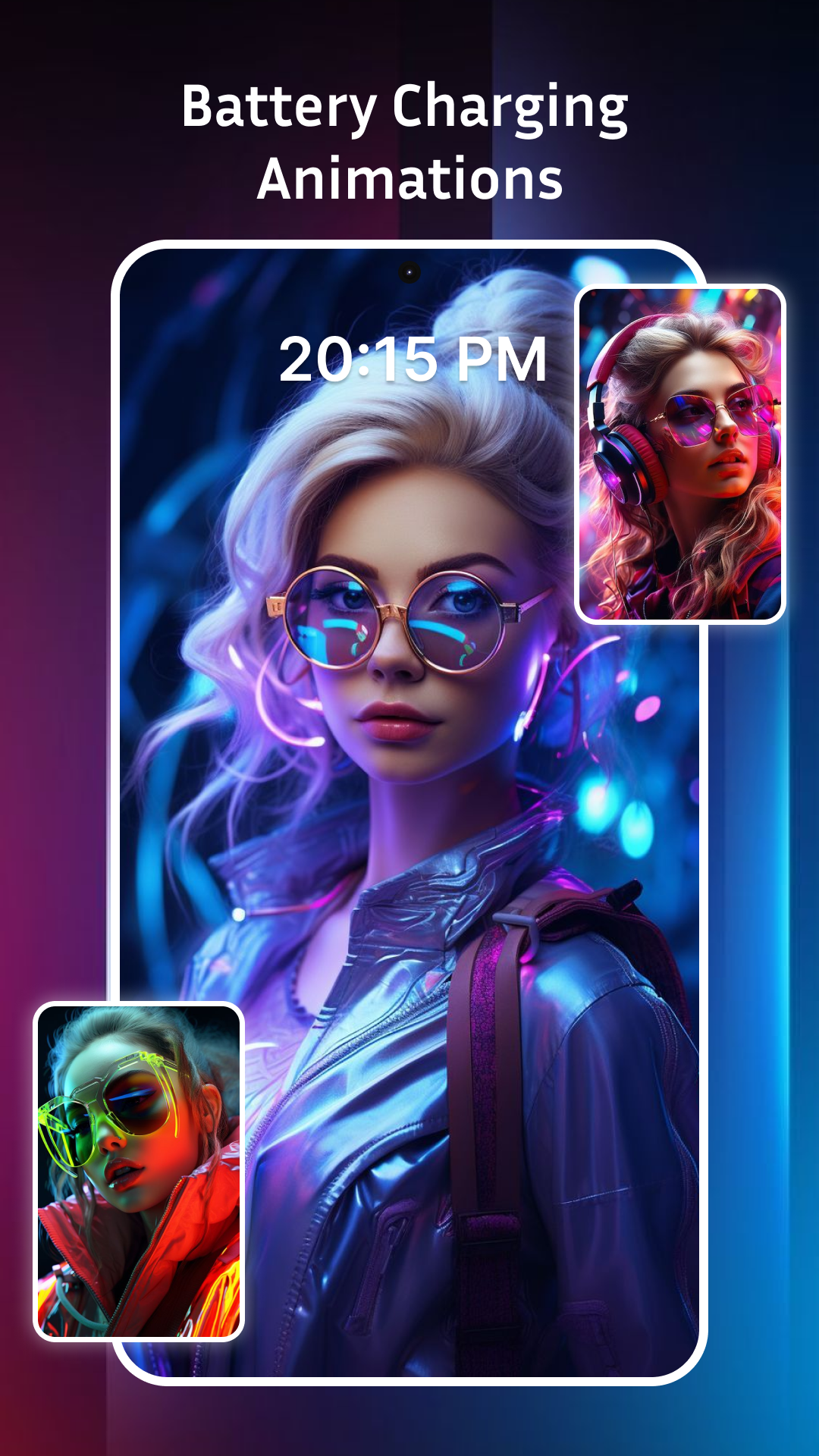 اسکرین شات 2 برنامه Battery Charging Animation App