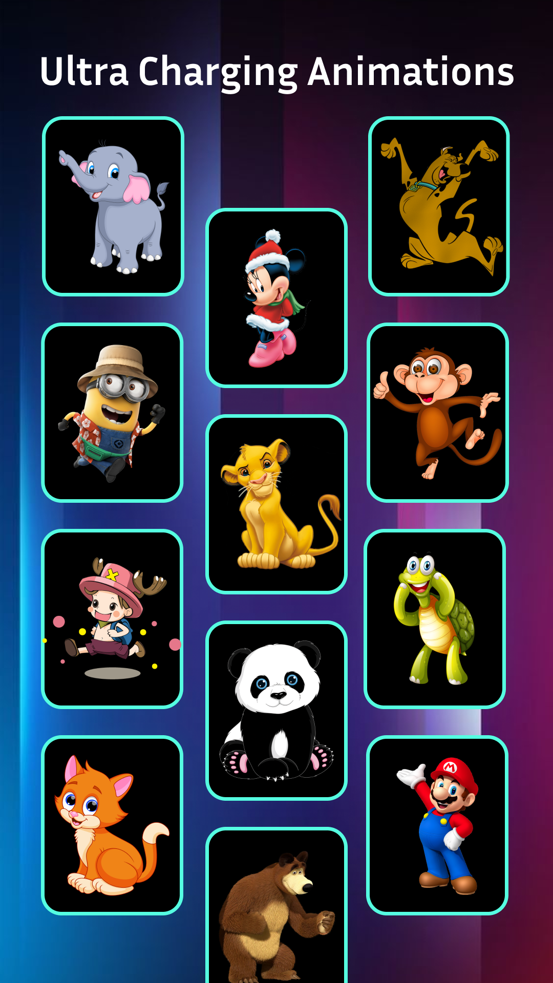 اسکرین شات 7 برنامه Battery Charging Animation App