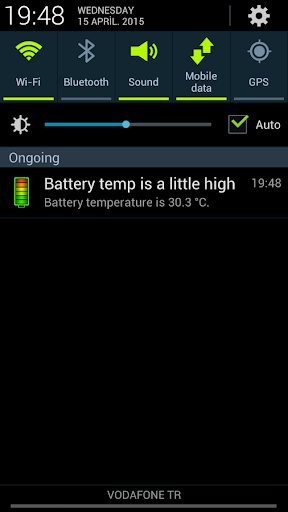 اسکرین شات 2 برنامه Battery Temperature