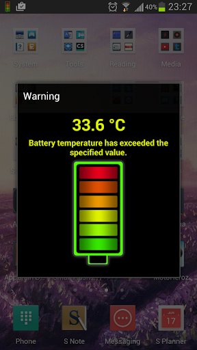 اسکرین شات 4 برنامه Battery Temperature