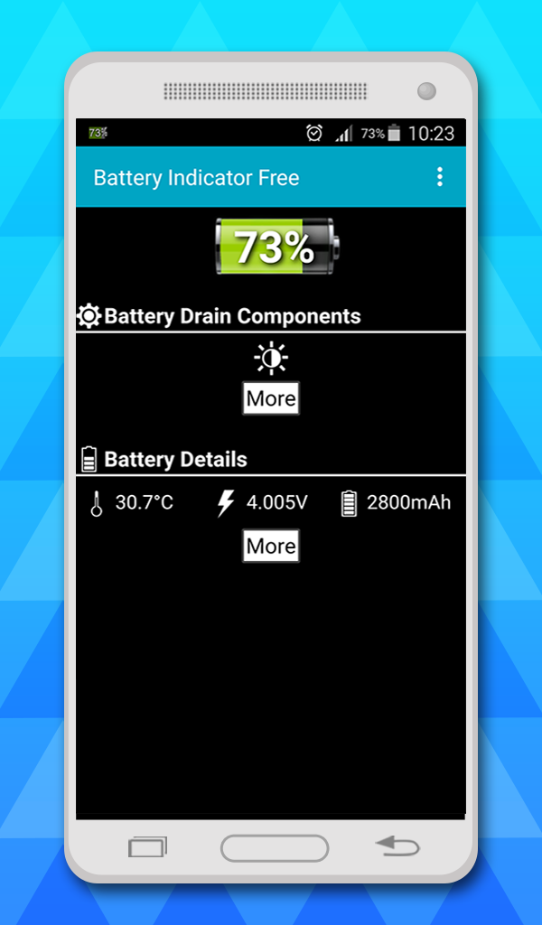 اسکرین شات 1 برنامه battery indicator