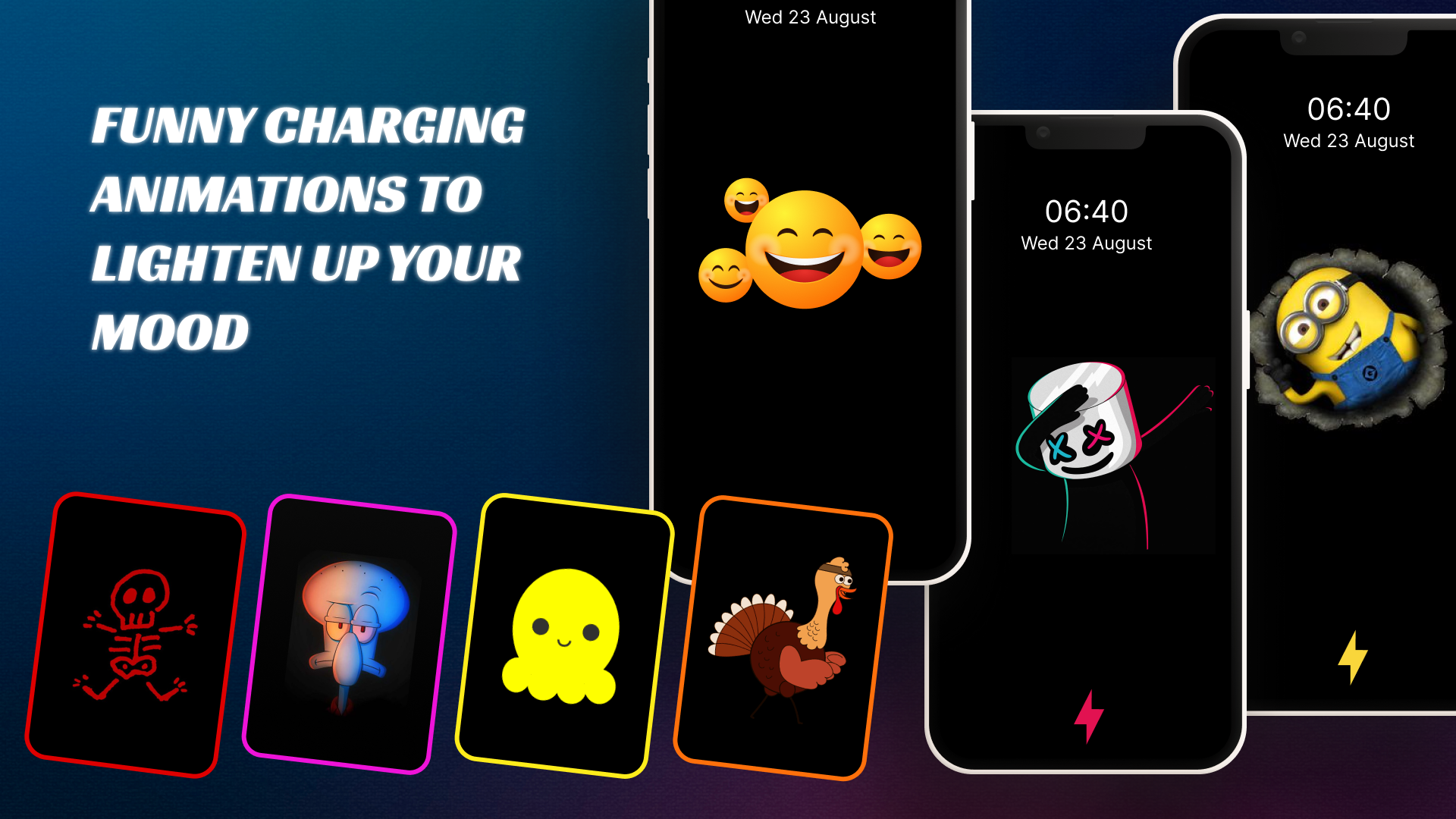اسکرین شات 6 برنامه Battery Charging Animation Art
