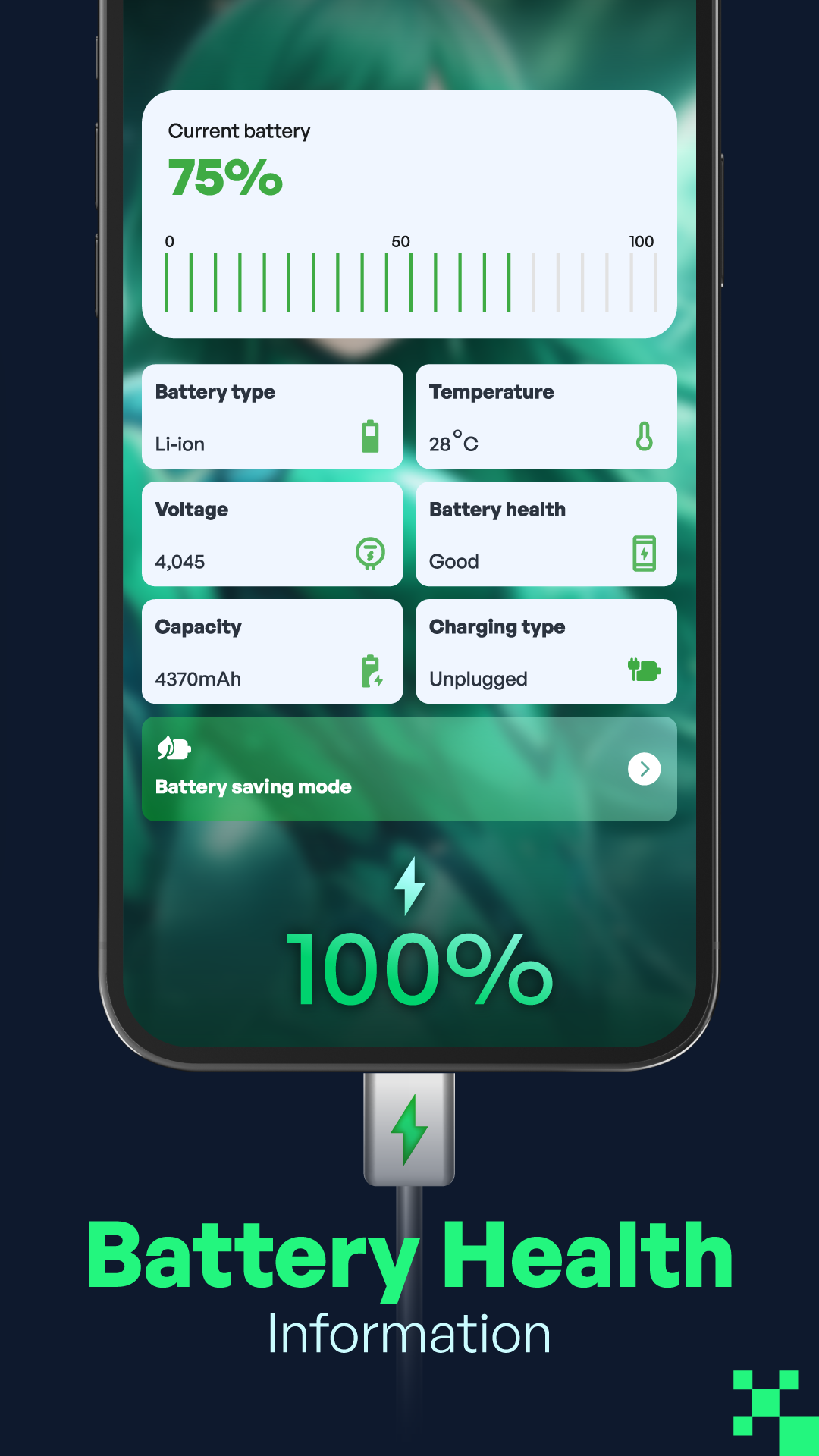 اسکرین شات 7 برنامه Battery Charging Animation 4K