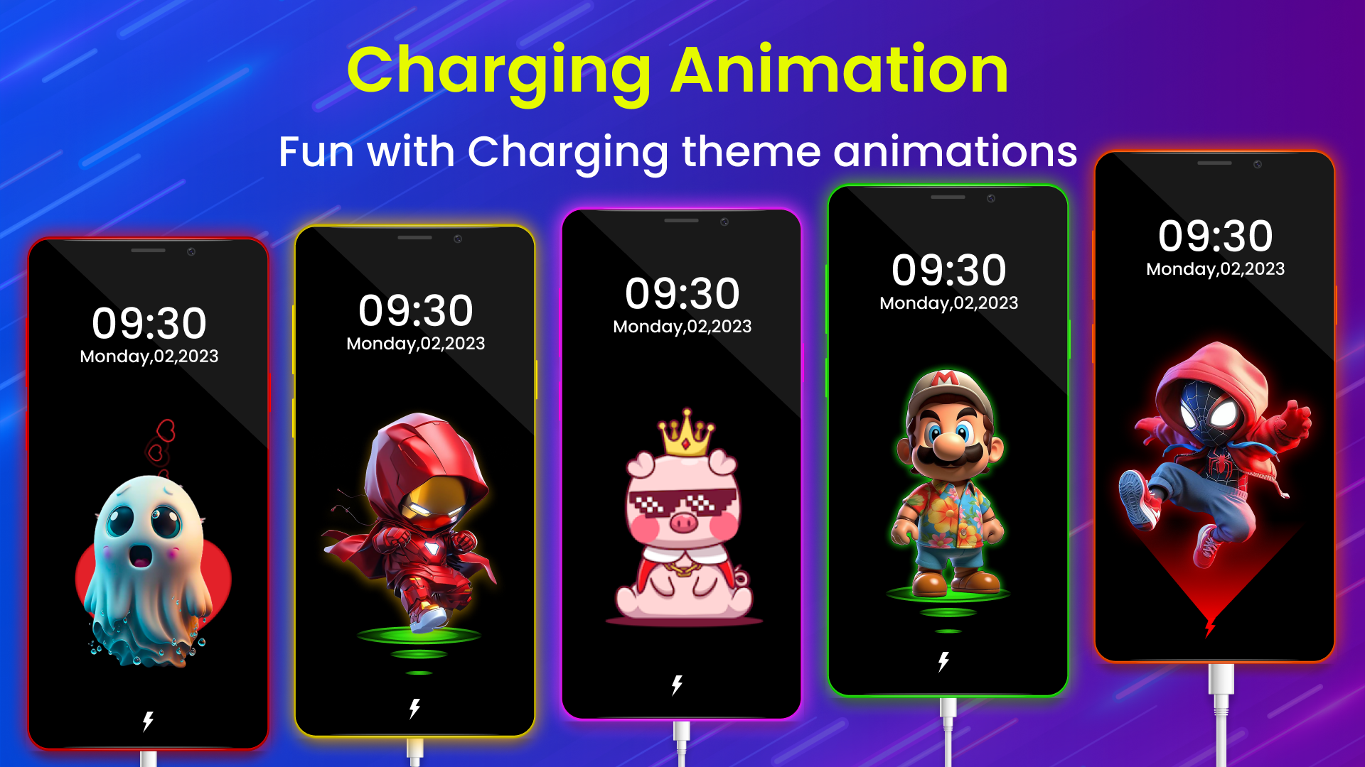 اسکرین شات 8 برنامه Battery Charging Animation
