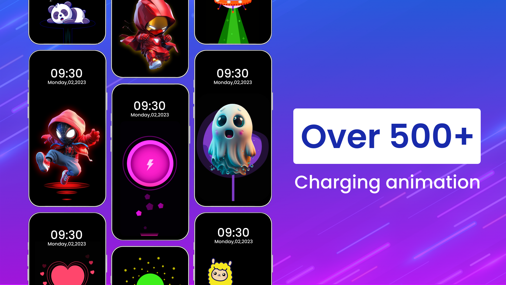 اسکرین شات 7 برنامه Battery Charging Animation