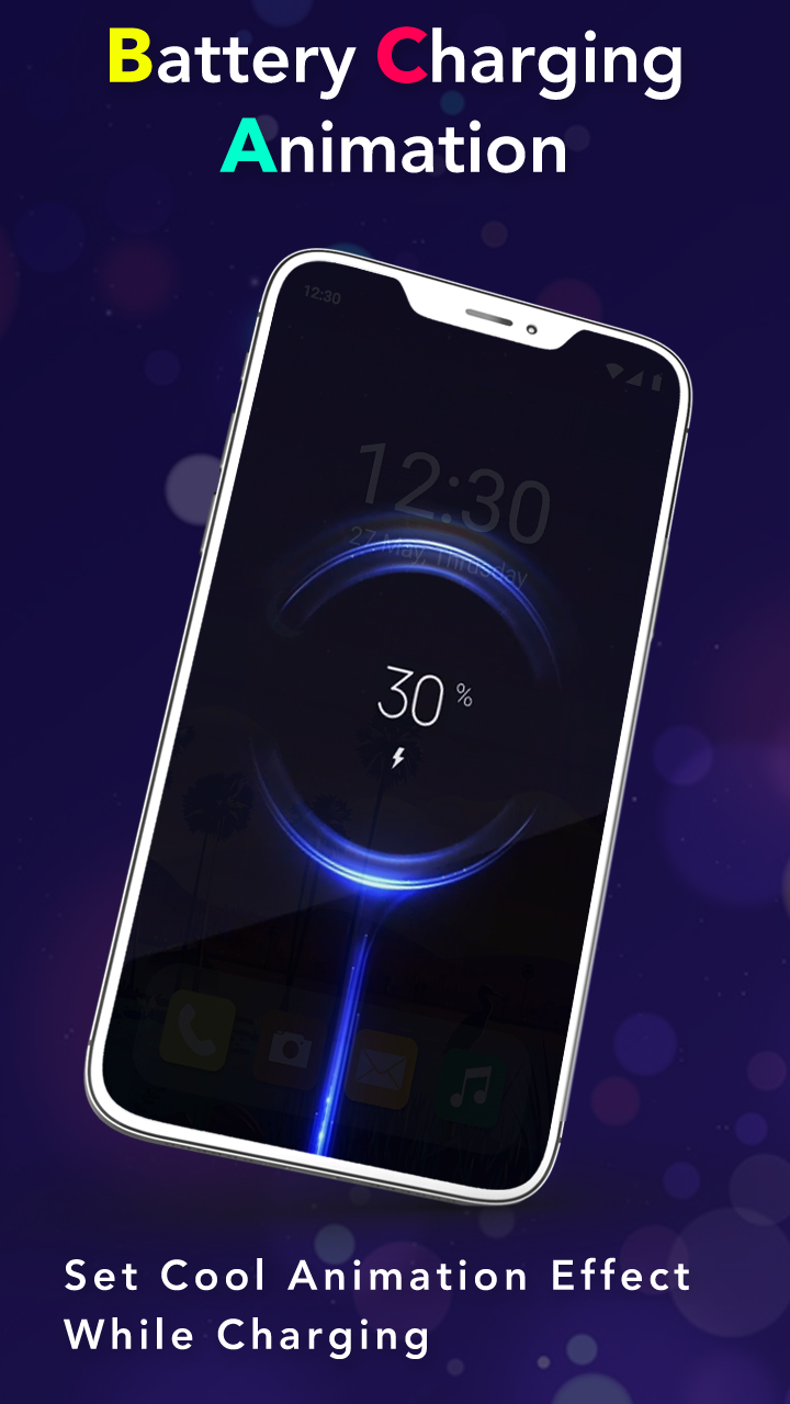 اسکرین شات 2 برنامه Charging Battery Animation