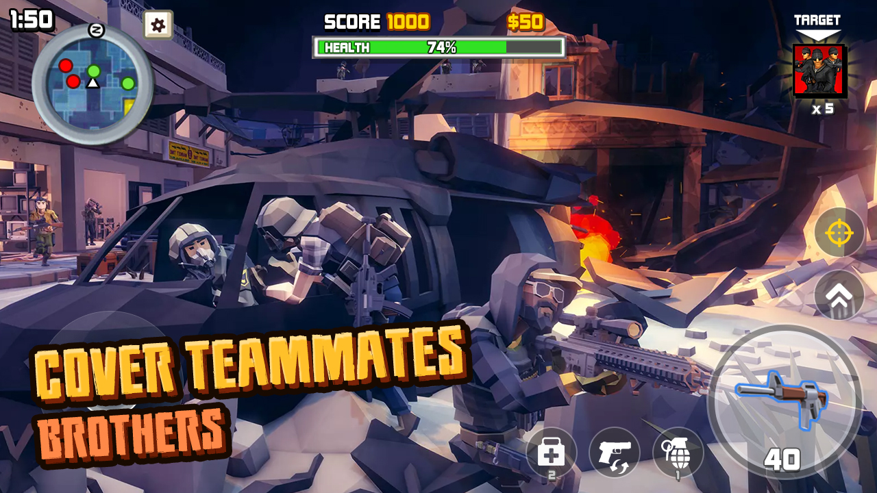 اسکرین شات 5 بازی Gun Fury: Shooting Games 3D