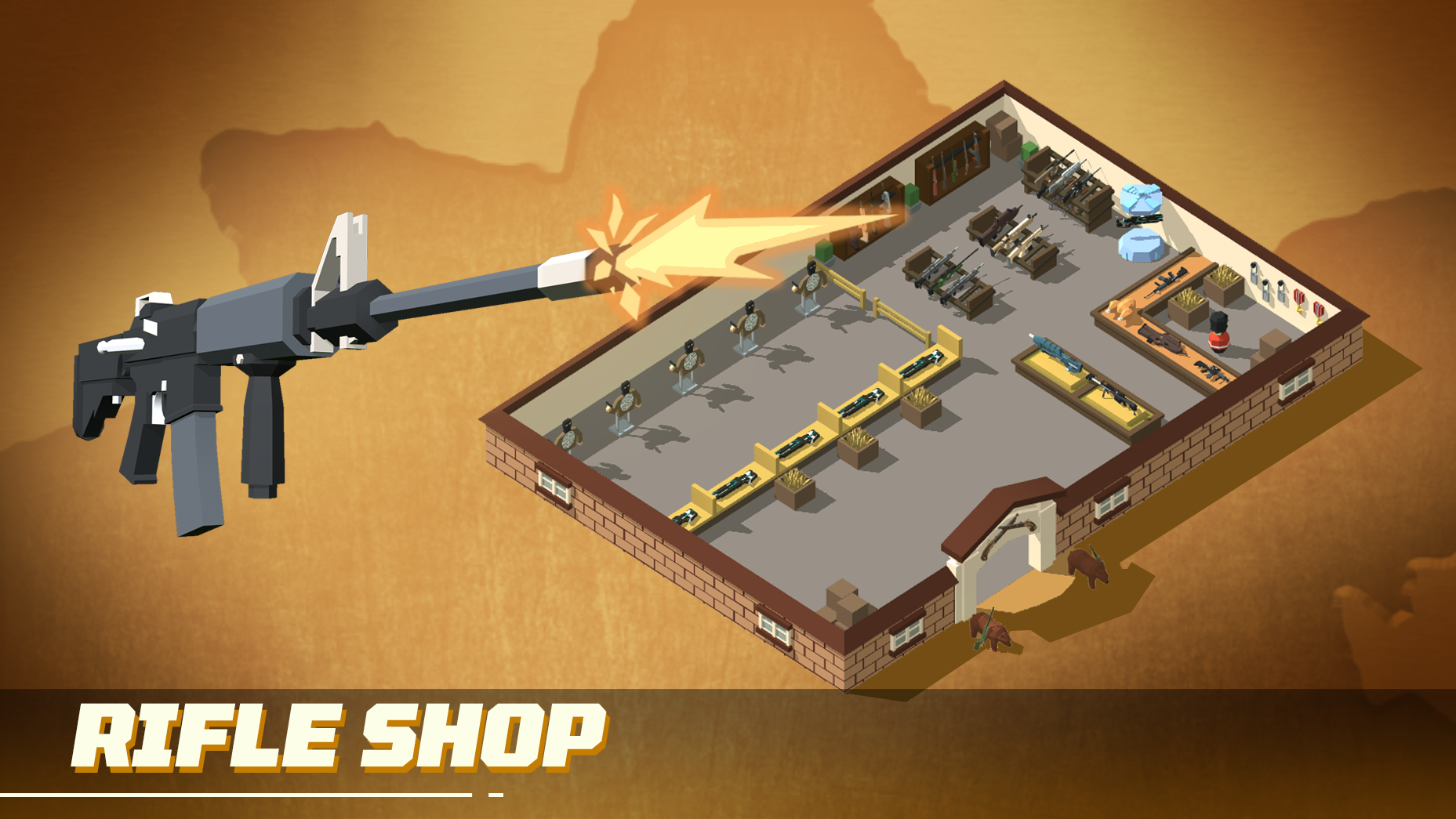 اسکرین شات 3 بازی Idle Gun Shop Tycoon