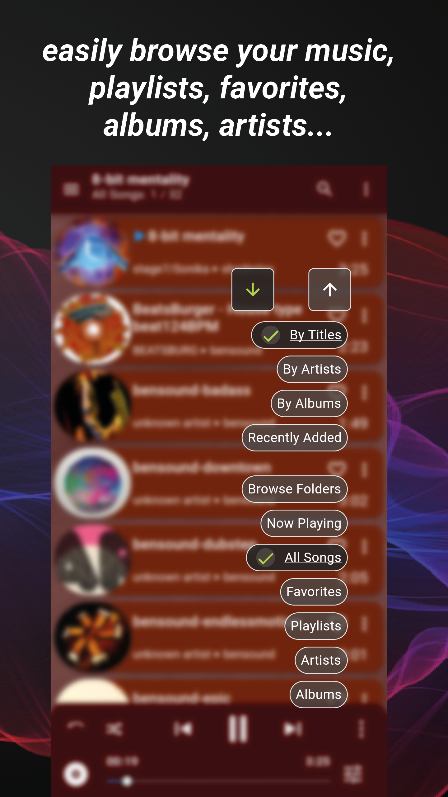 اسکرین شات 7 برنامه Audio Visualizer Music Player
