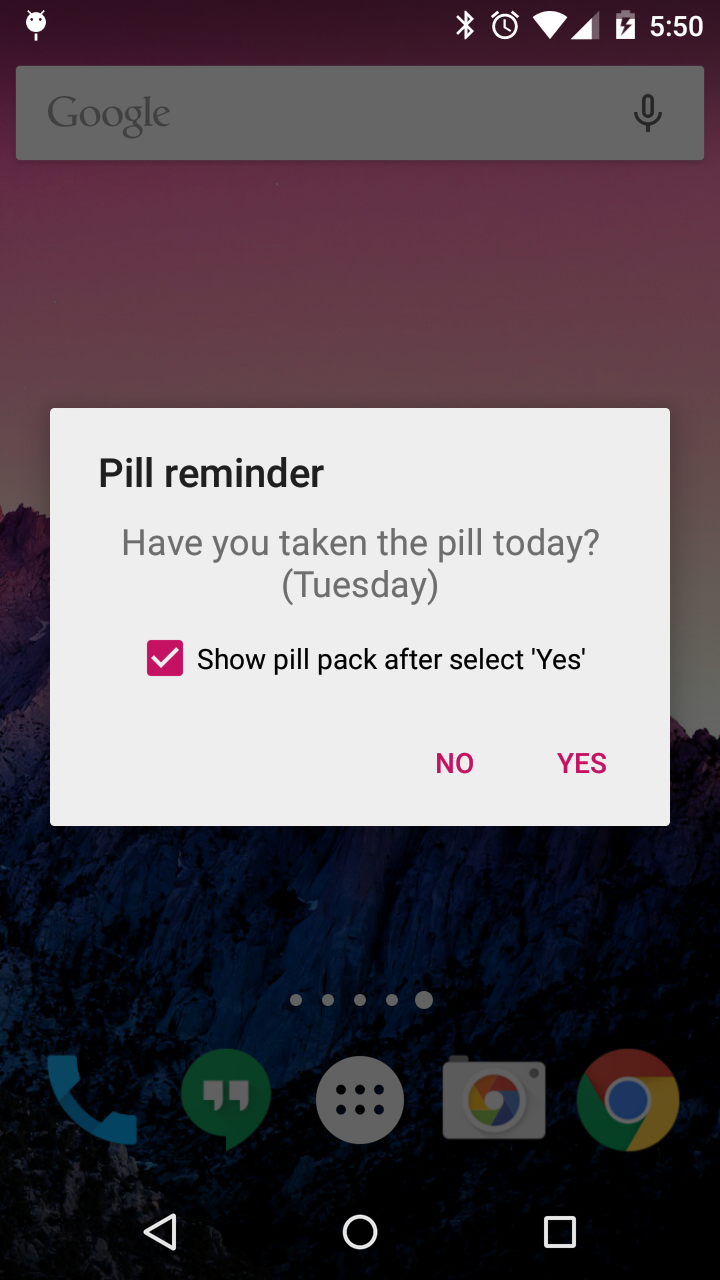 اسکرین شات 7 برنامه Lady Pill Reminder