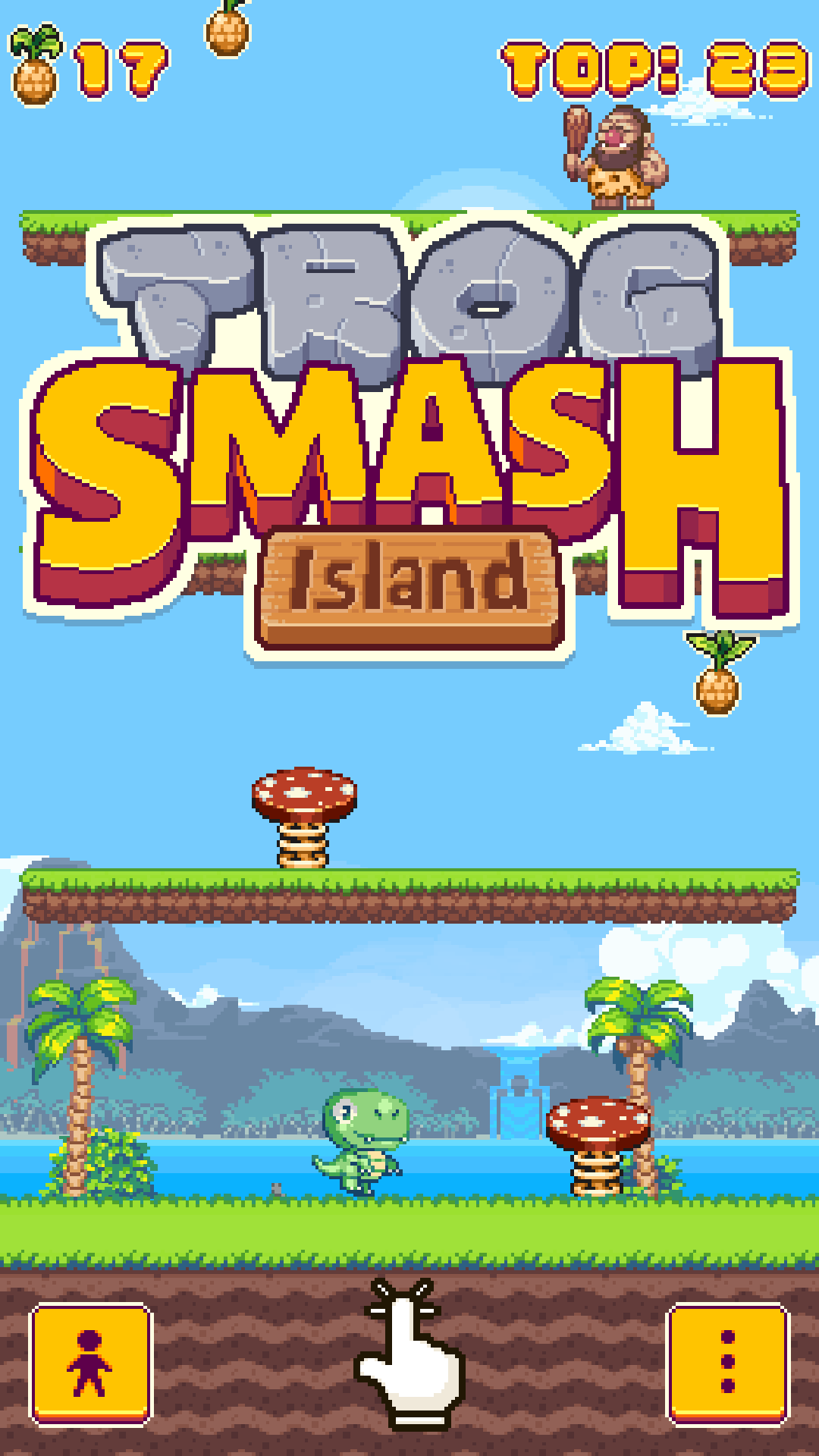اسکرین شات 1 بازی Trog Smash Island